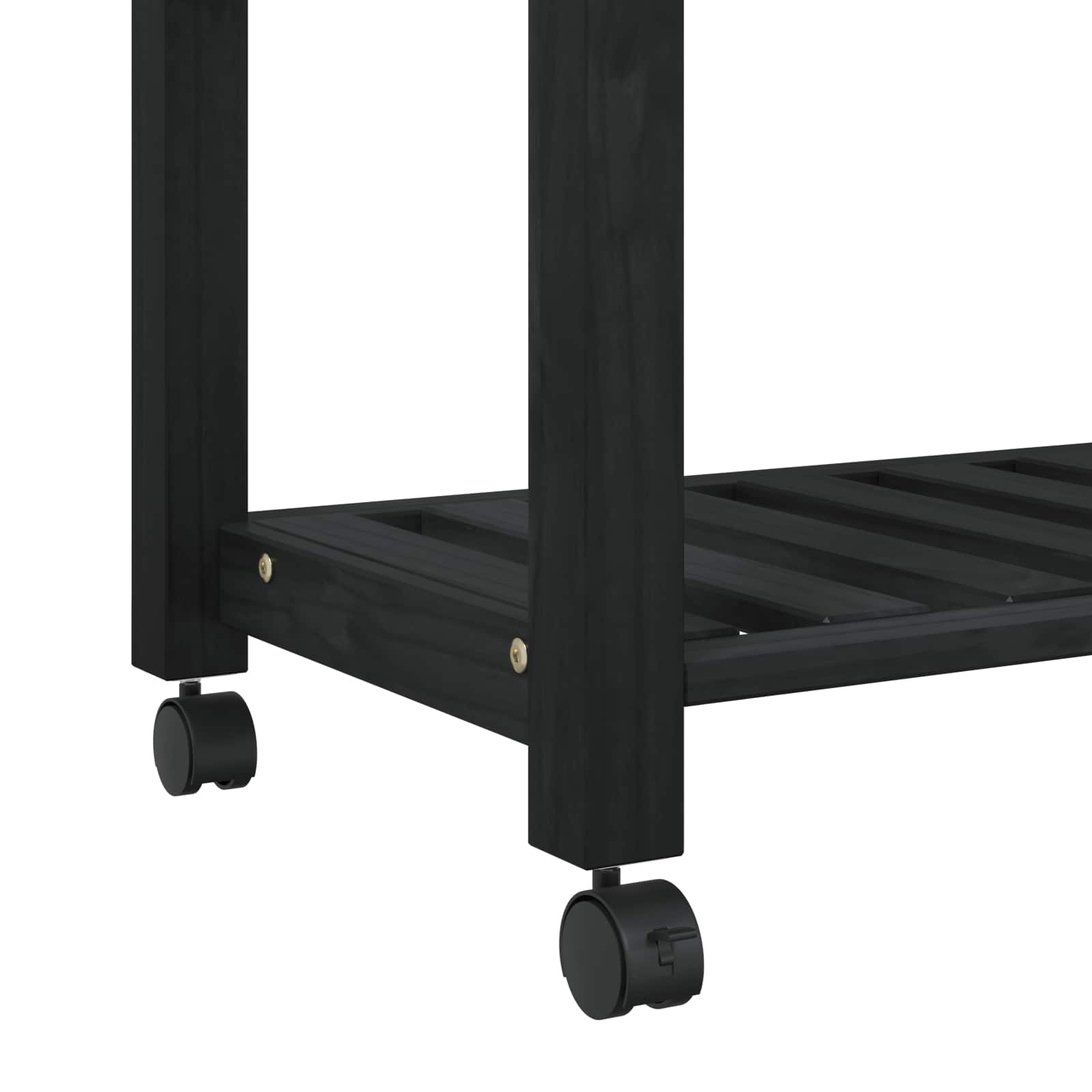 Chariot de cuisine Uni Noir 88,5 x 40 x 84 cm - XIOS