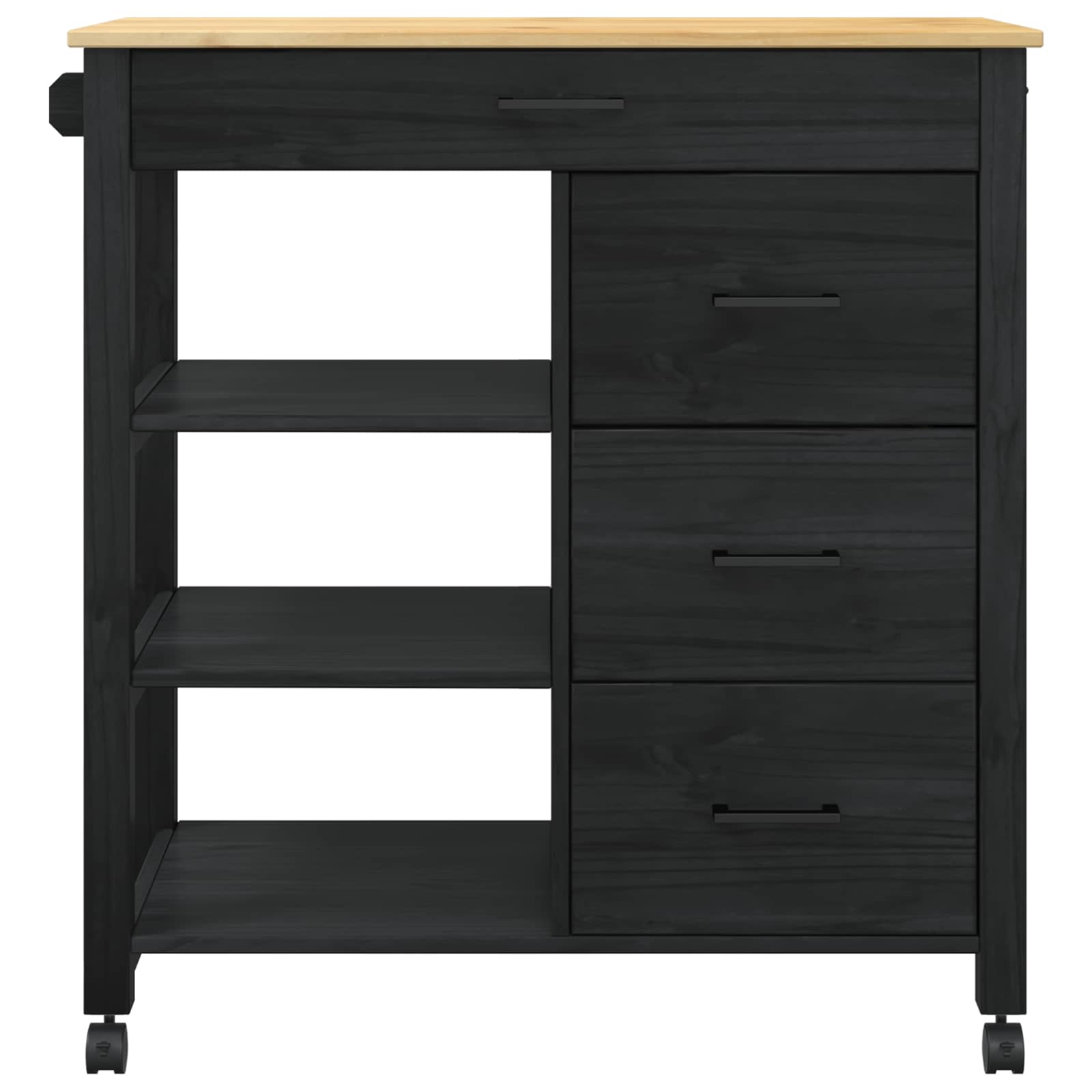 Chariot de cuisine Noir 84 x 40 x 88,5 cm - XIOS