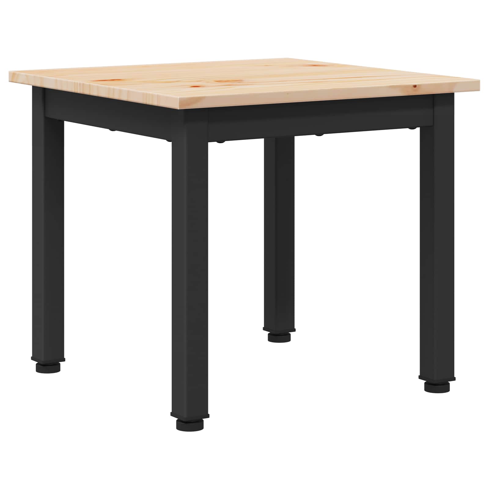 Table basse Naturel 40 x 40 x 36 cm Bois de pin massif - XIOS