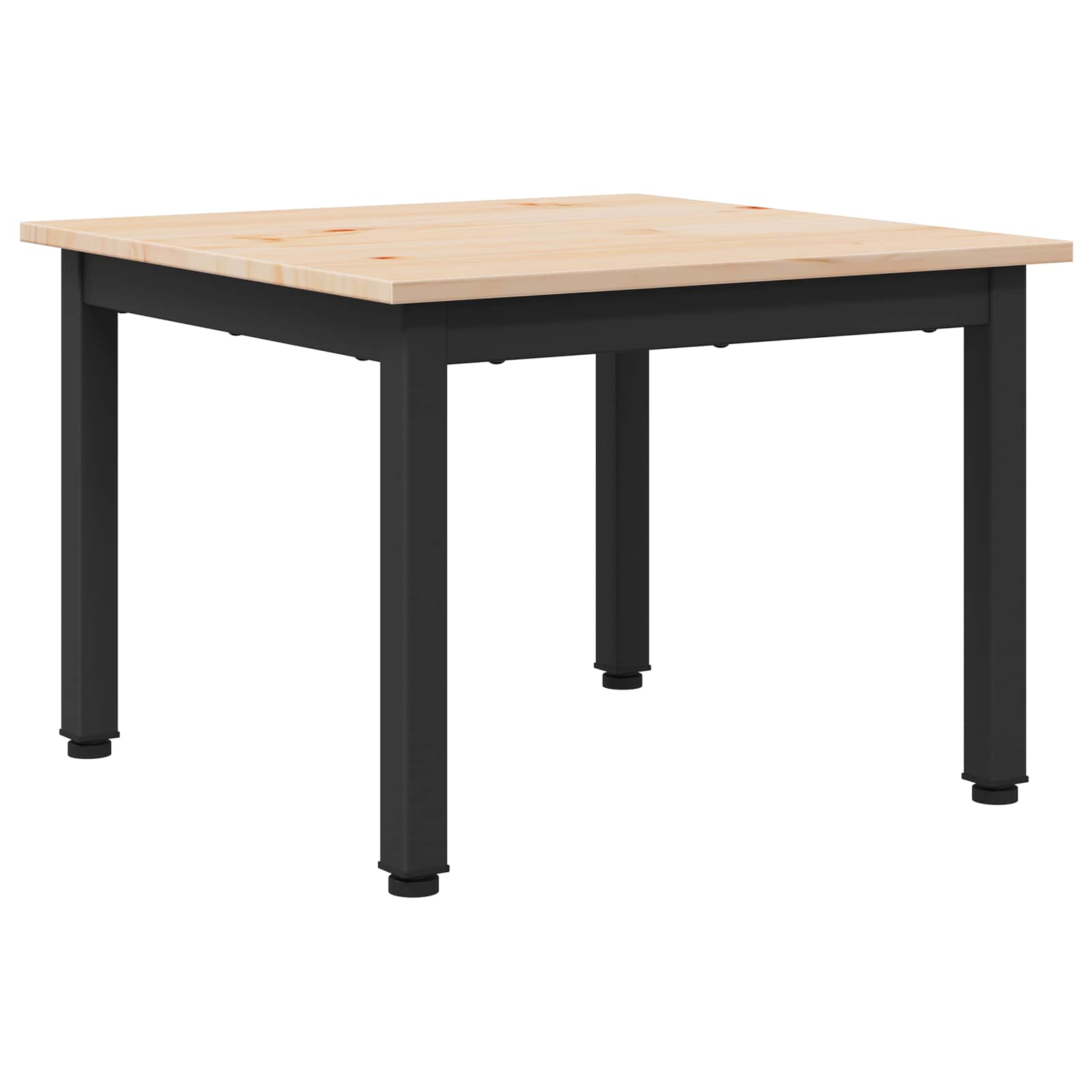 Table basse Naturel 50 x 50 x 36 cm Bois de pin massif - XIOS