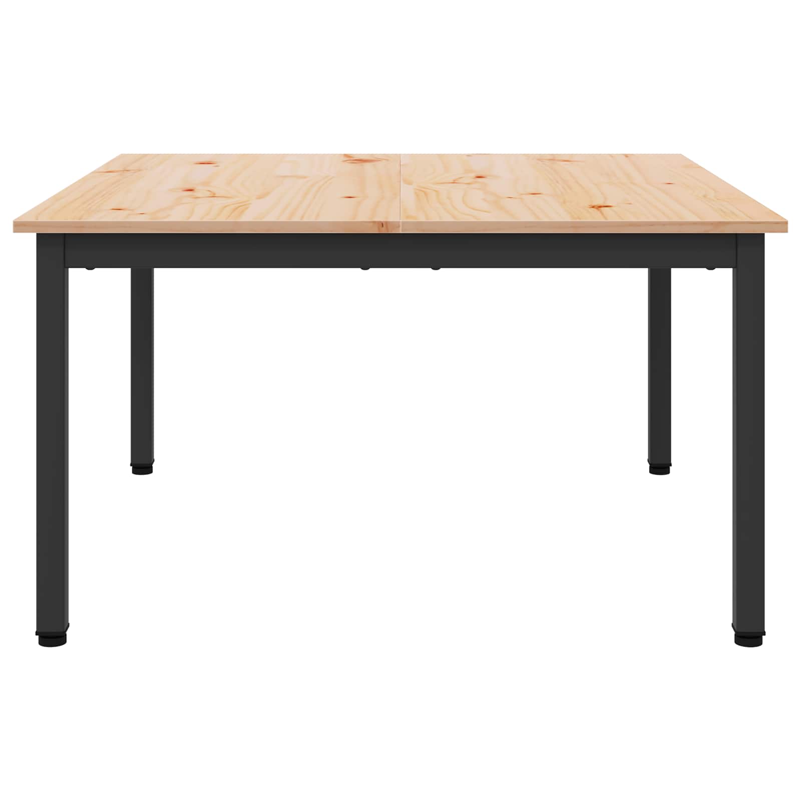 Table basse Naturel 80 x 80 x 45 cm Bois de pin massif - XIOS