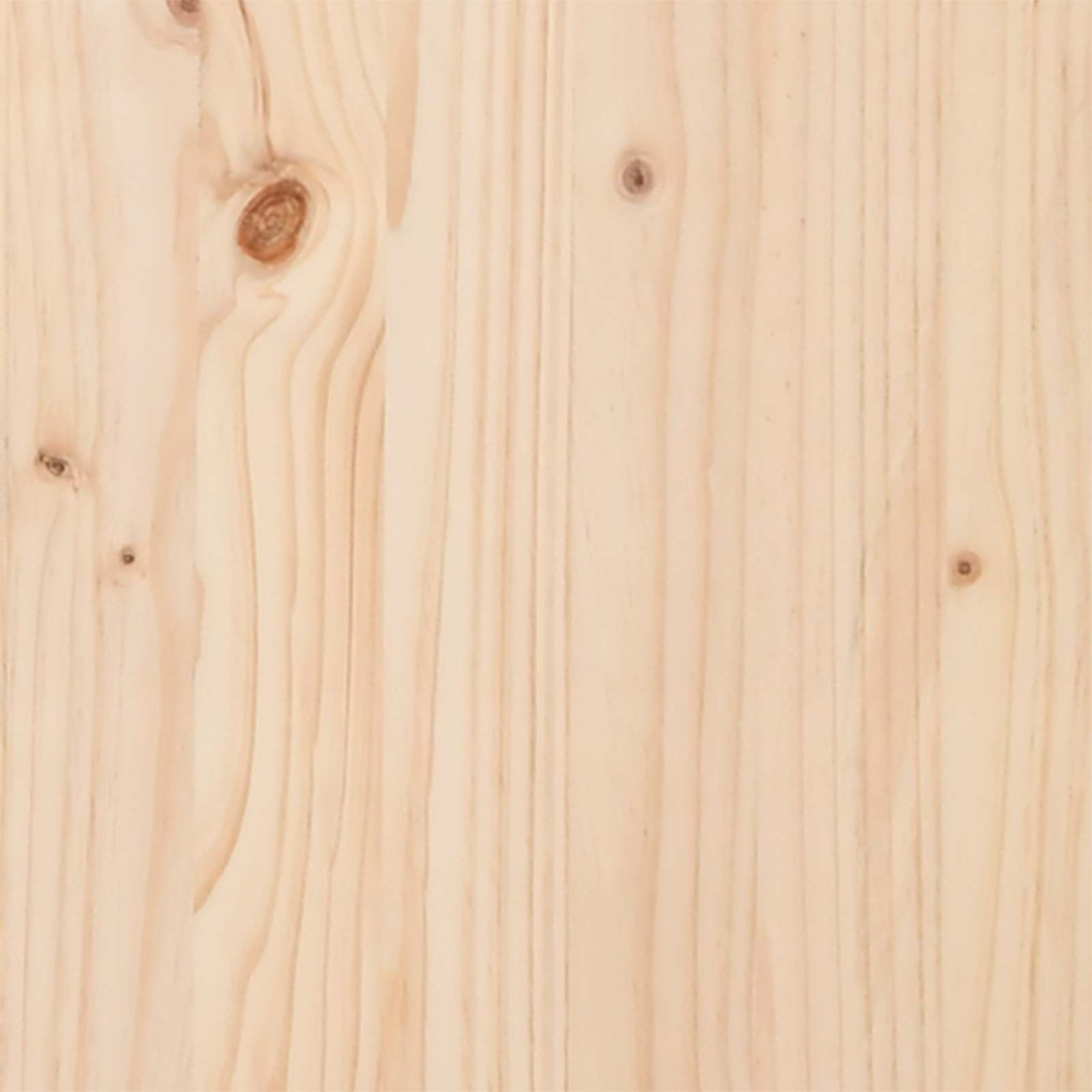 Table basse Naturel 100 x 100 x 45 cm Bois de pin massif - XIOS