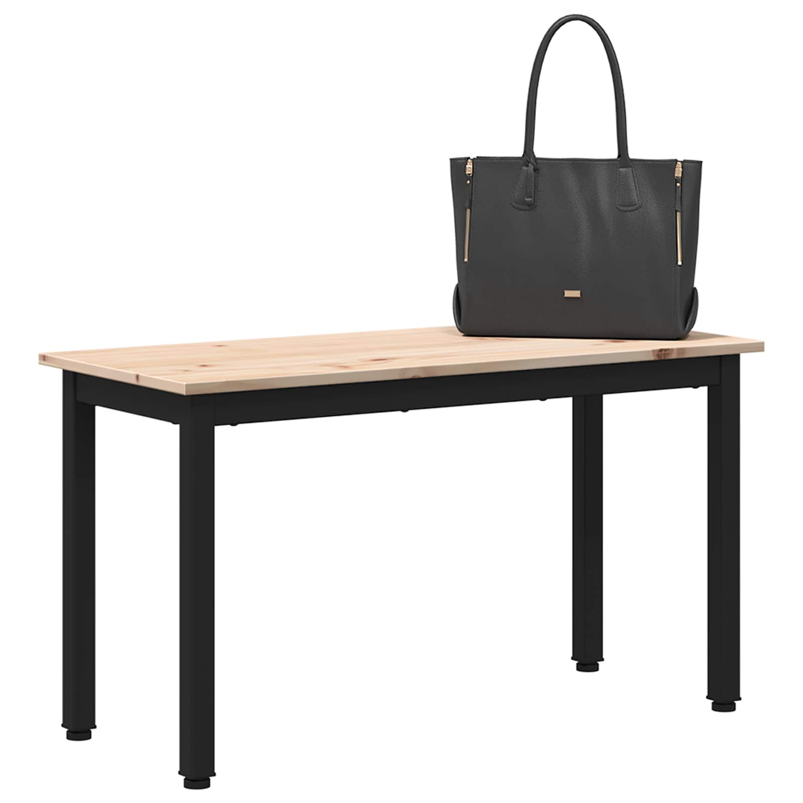 banc Naturel 80 x 35 x 45 cm Bois de pin massif - XIOS