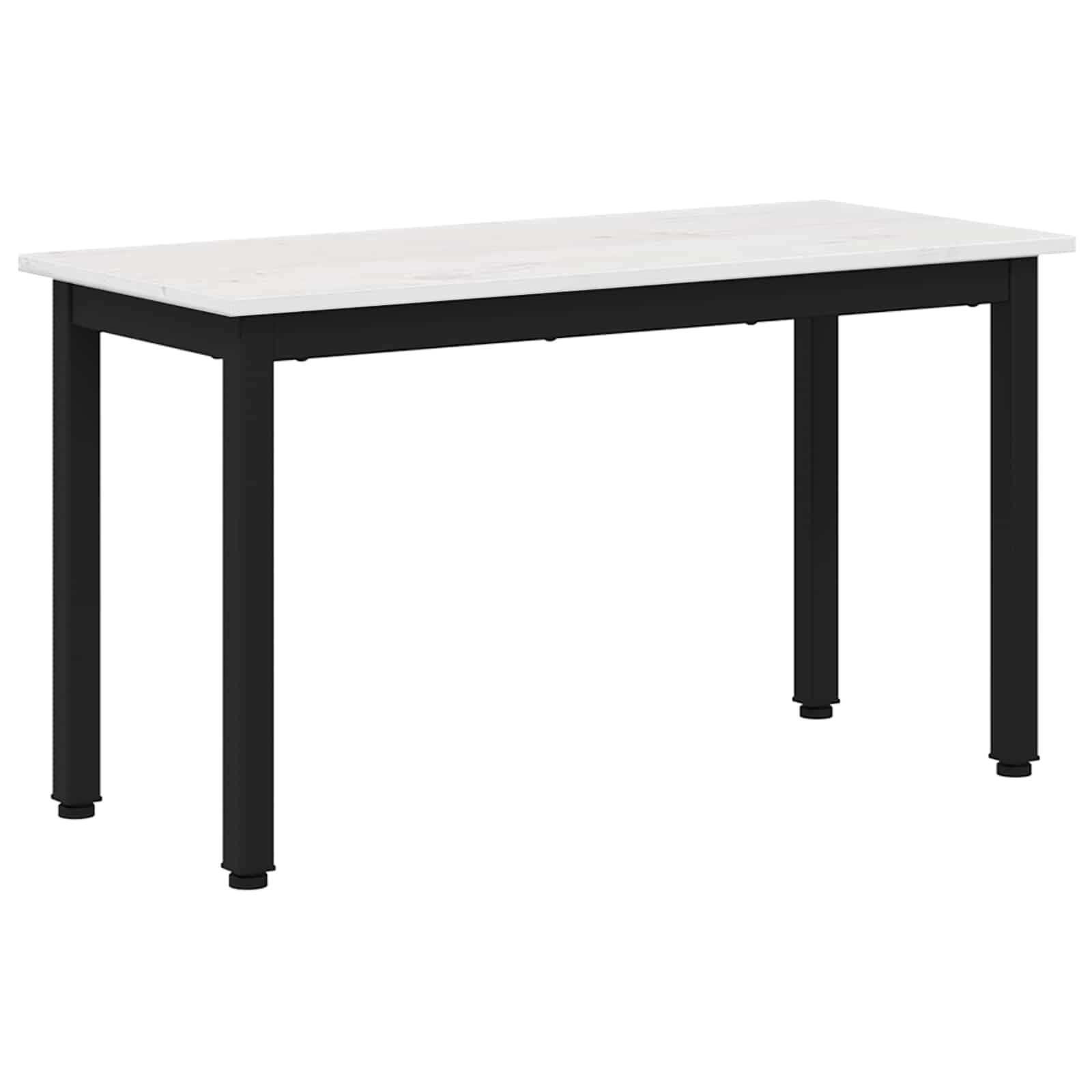 banc Blanc 80 x 35 x 45 cm Bois de pin massif - XIOS
