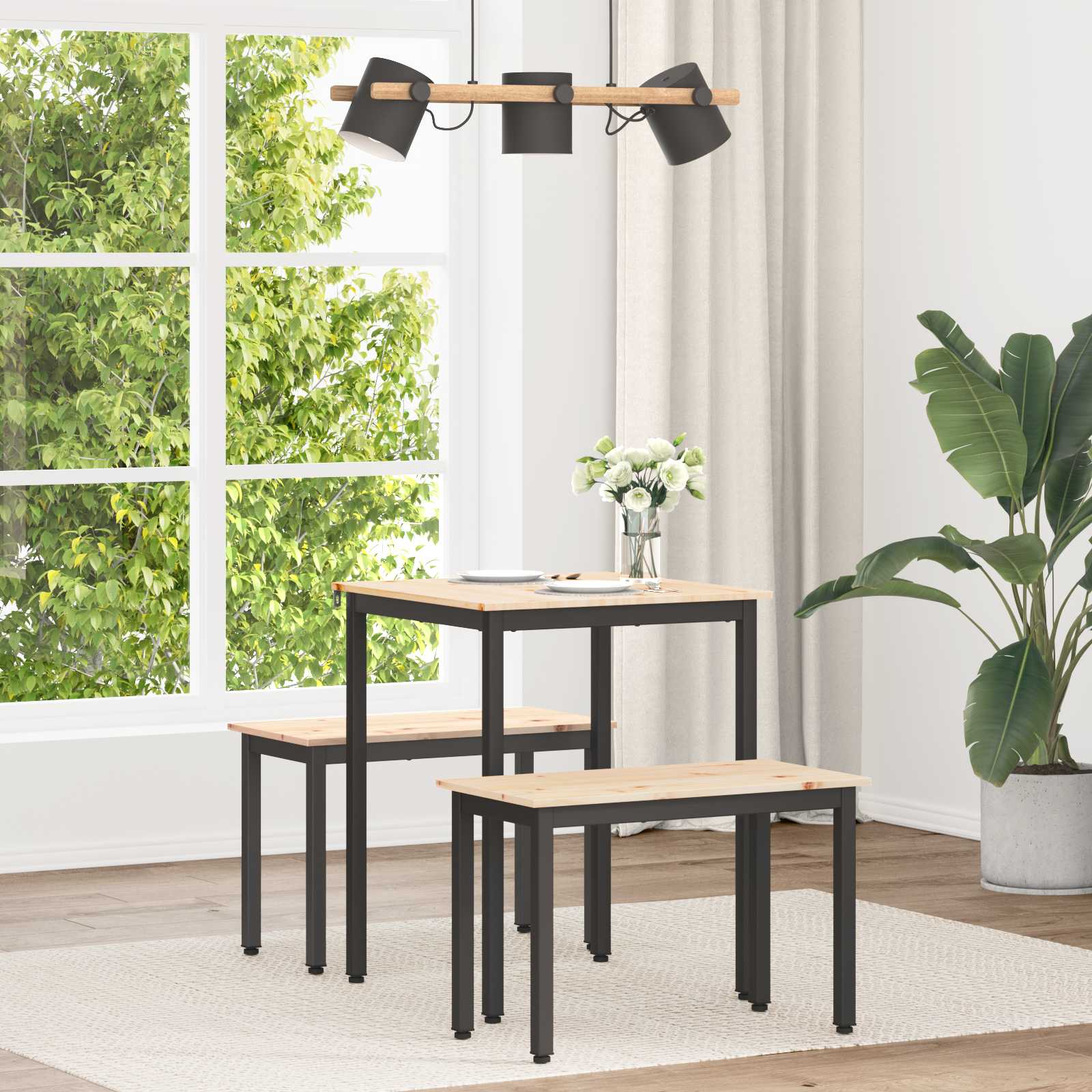 Table de salle à manger / Table de repas Naturel - XIOS