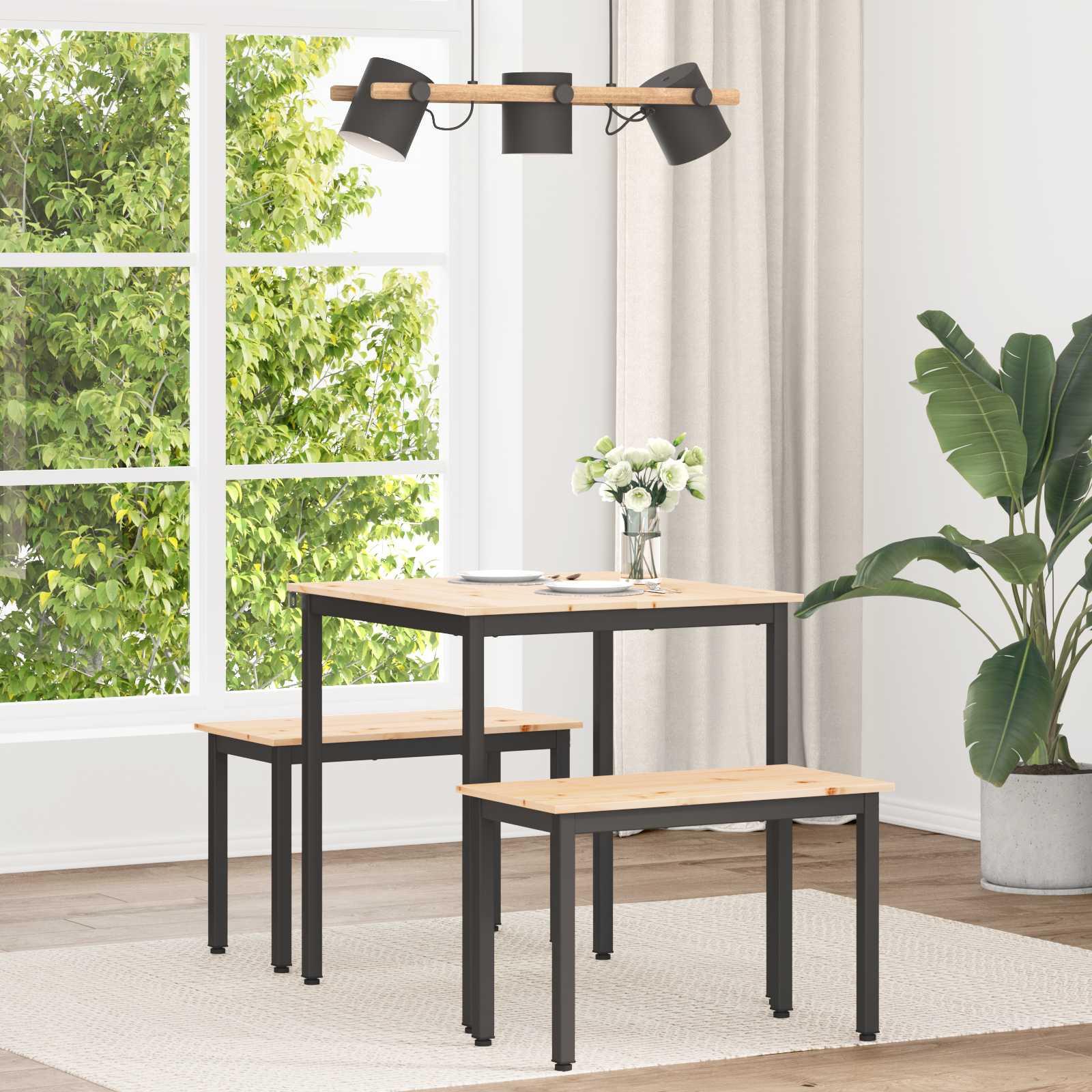 Table de salle à manger / Table de repas Naturel - XIOS