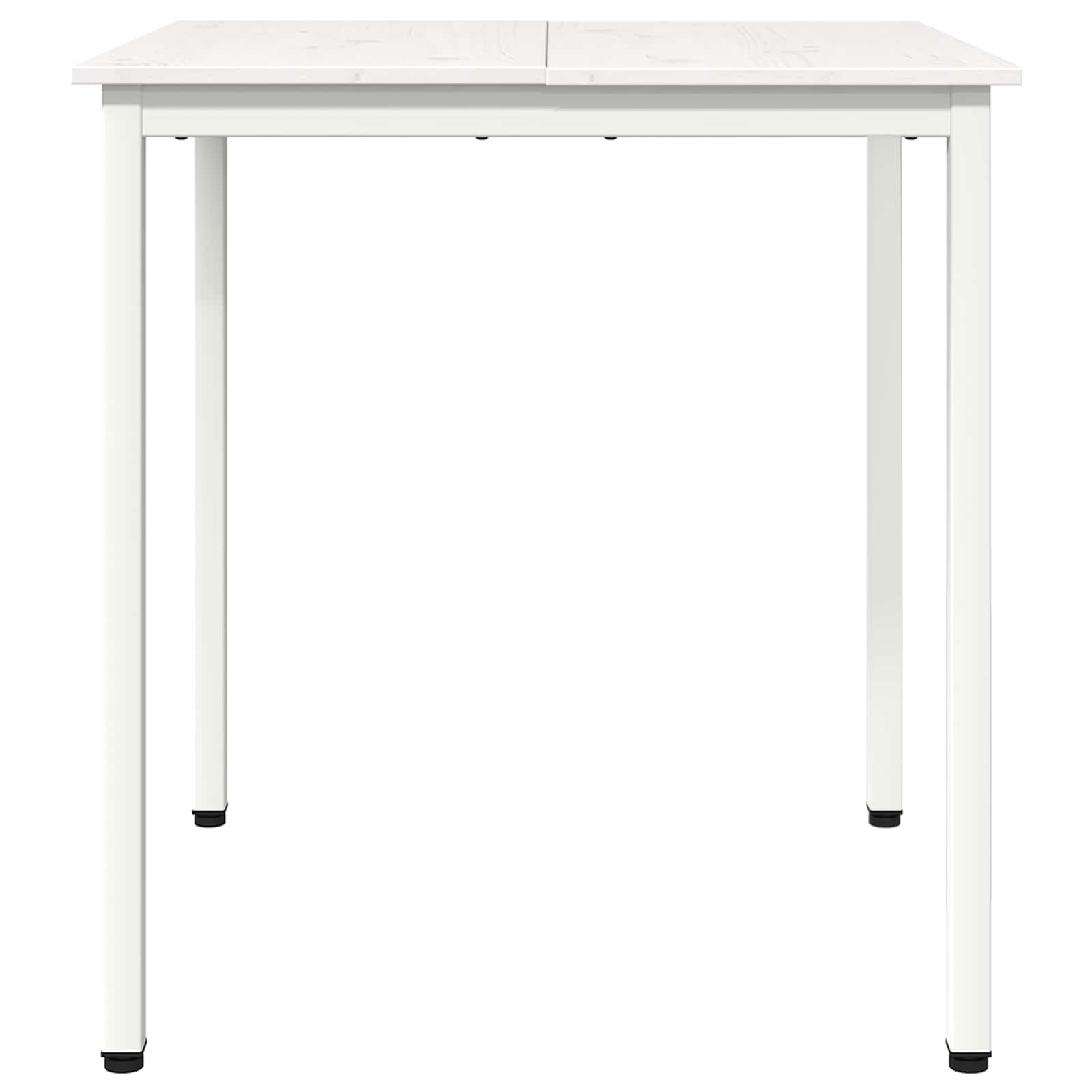 Table de salle à manger / Table de repas Blanc 70 x 70 x 75 cm - XIOS