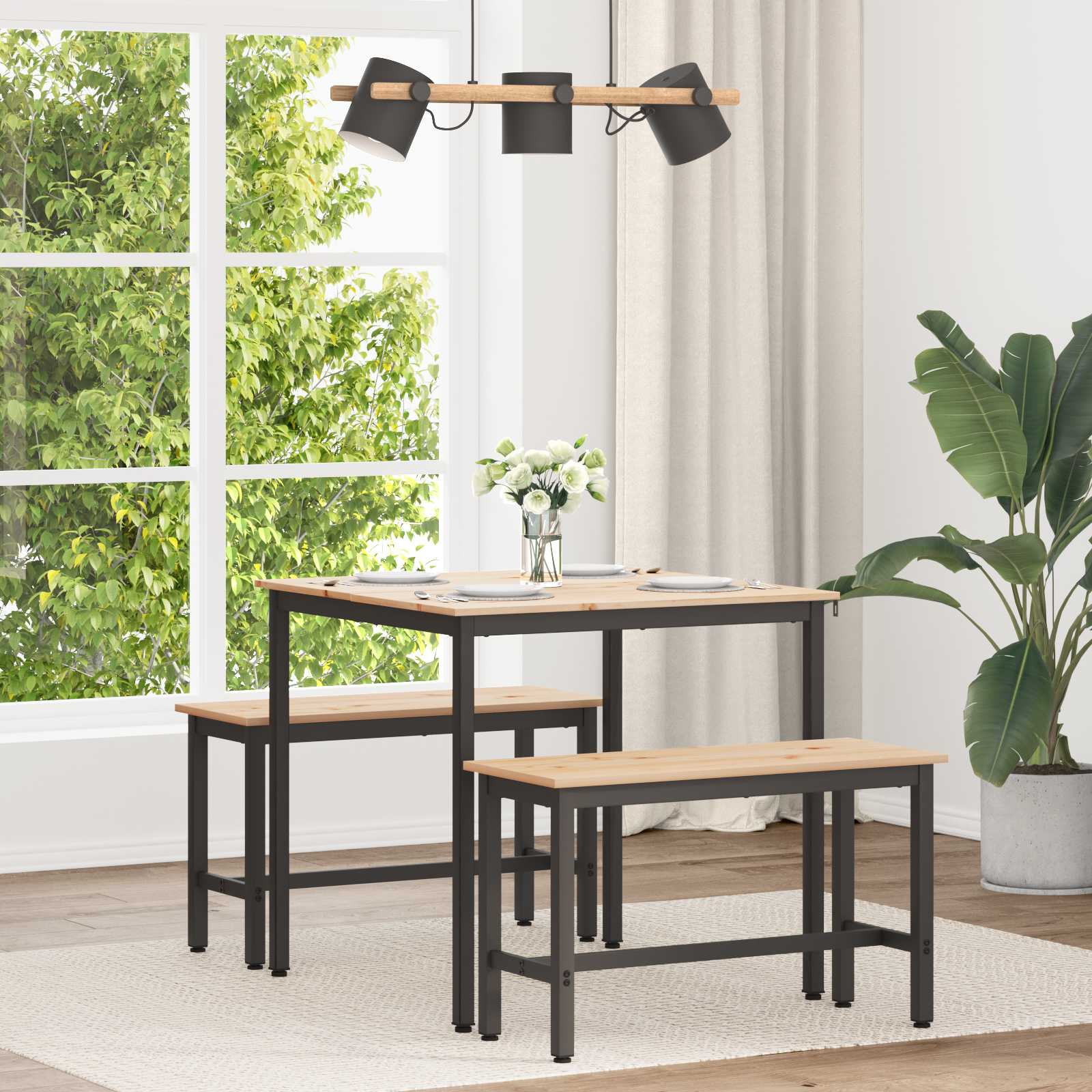 Table de salle à manger / Table de repas Naturel - XIOS