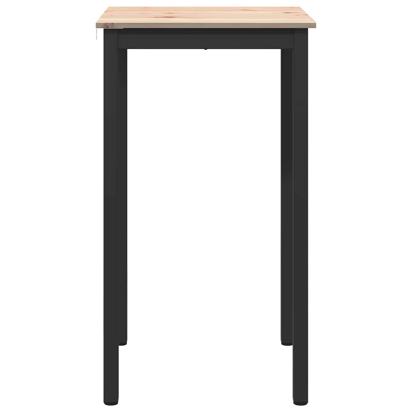 Table de bar Naturel 60 x 60 x 105 cm Bois de pin massif - XIOS