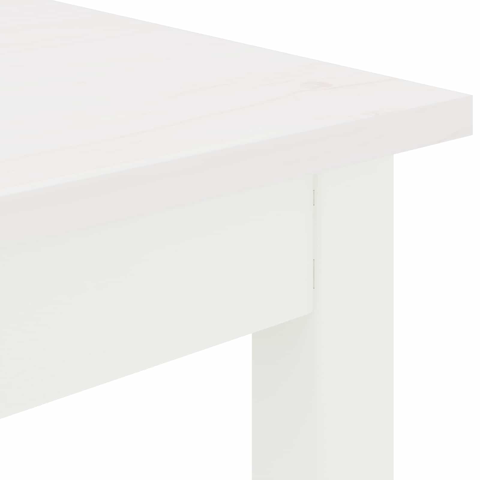 Table de bar Blanc 110 x 55 x 105 cm Bois de pin massif - XIOS