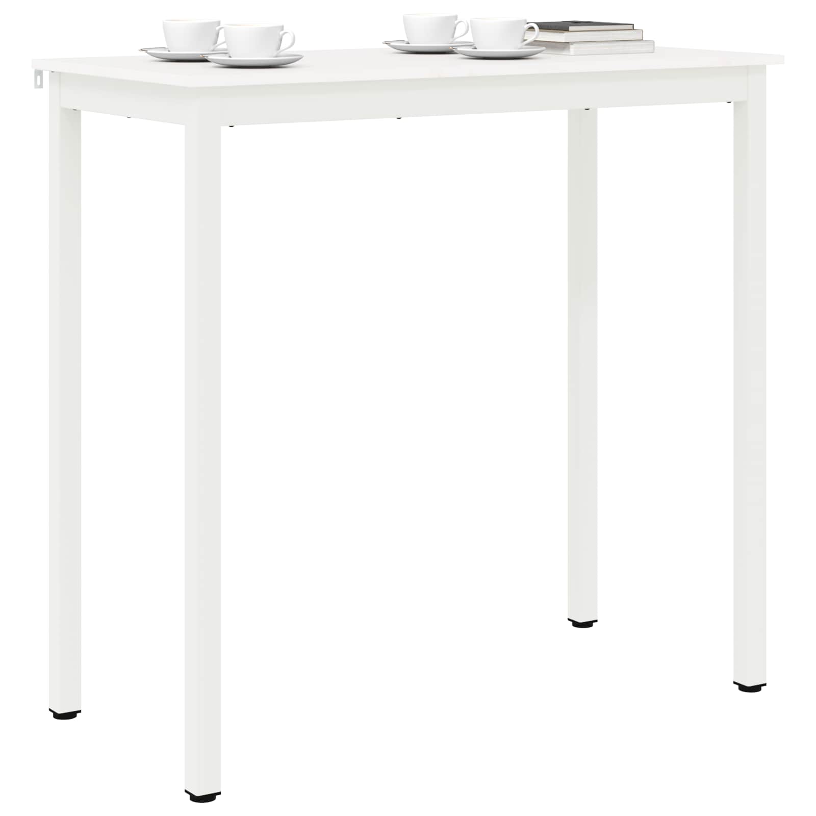 Table de bar Blanc 110 x 55 x 105 cm Bois de pin massif - XIOS