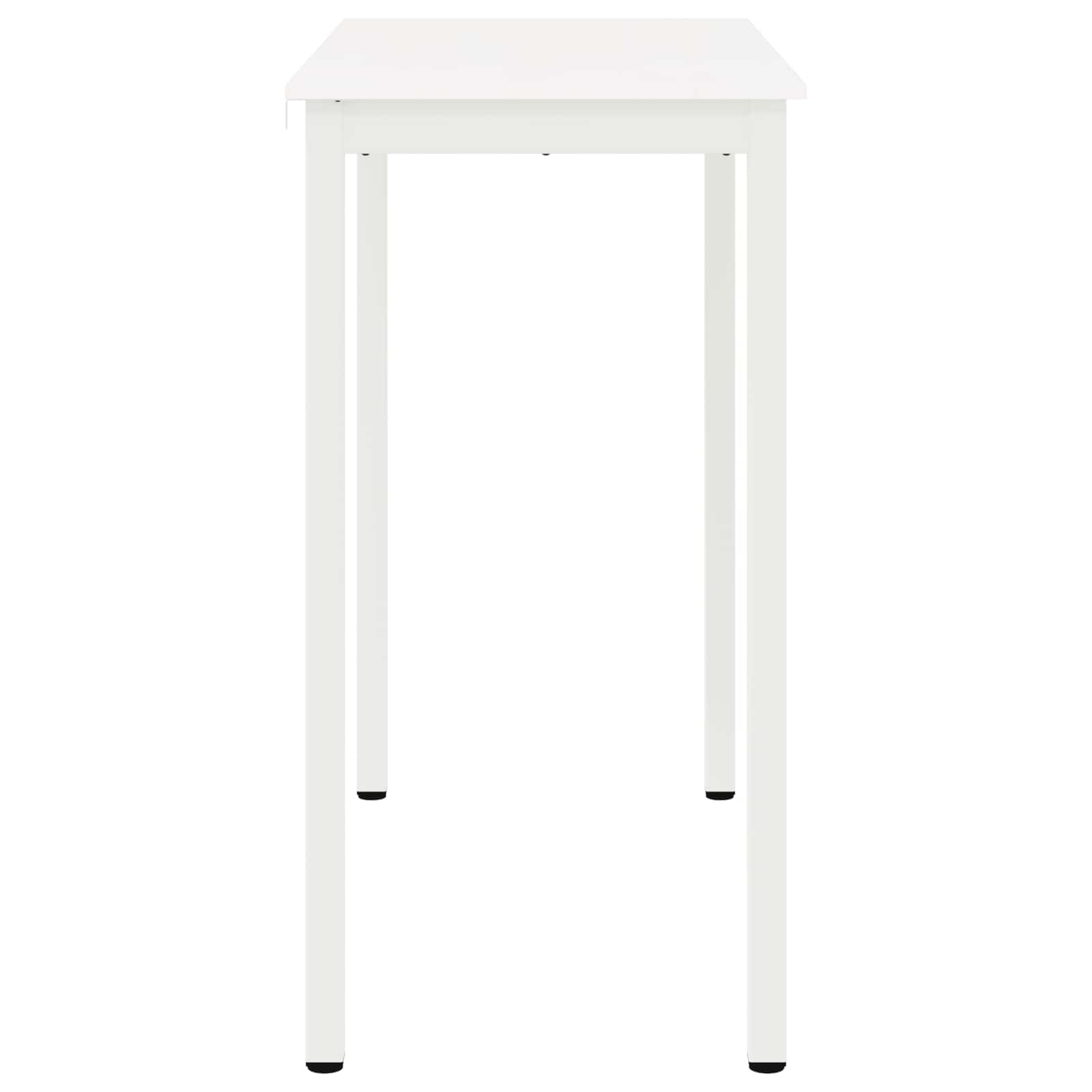 Table de bar Blanc 110 x 55 x 105 cm Bois de pin massif - XIOS