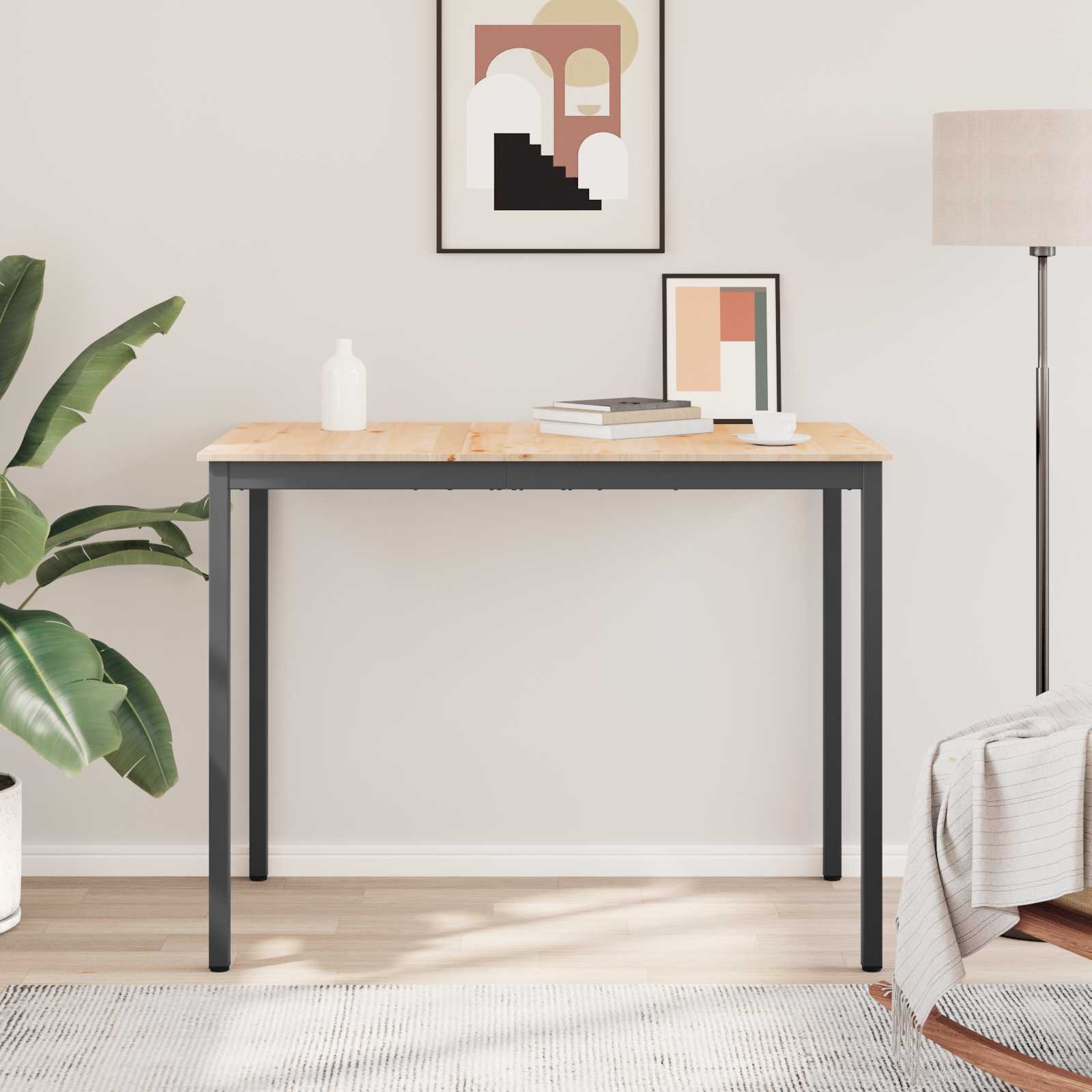 Table de bar Naturel 110 x 55 x 105 cm Bois de pin massif - XIOS