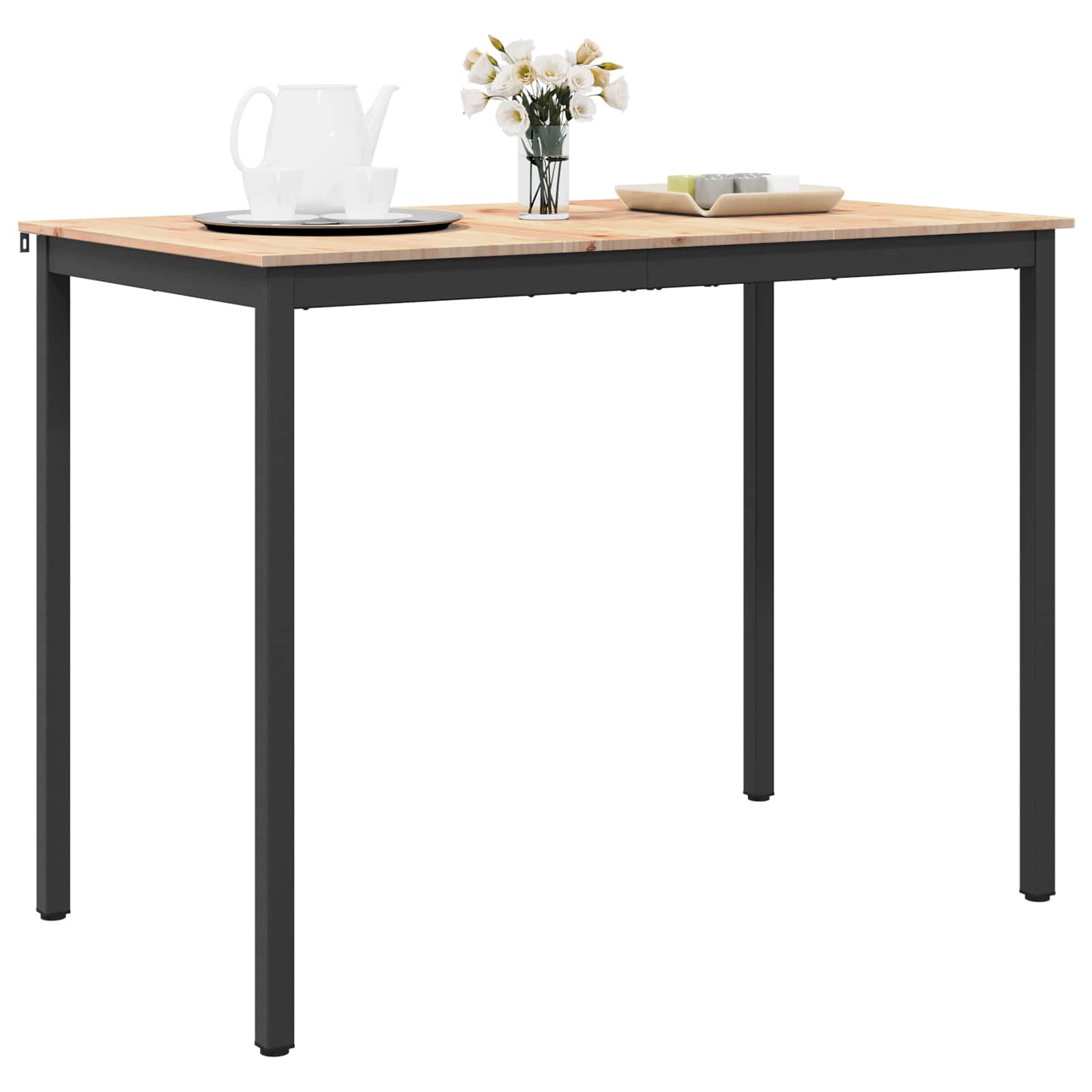 Table de bar Naturel 110 x 55 x 105 cm Bois de pin massif - XIOS