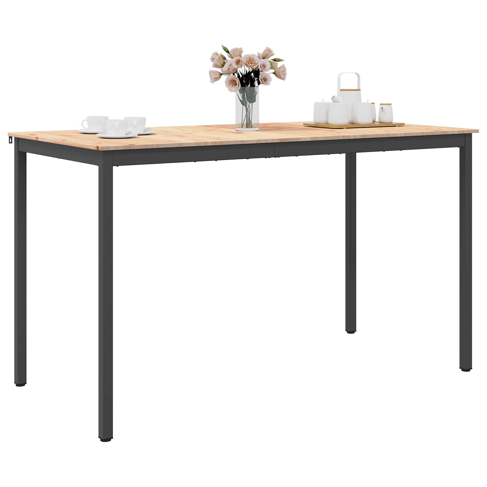 Table de bar Naturel 110 x 55 x 105 cm Bois de pin massif - XIOS