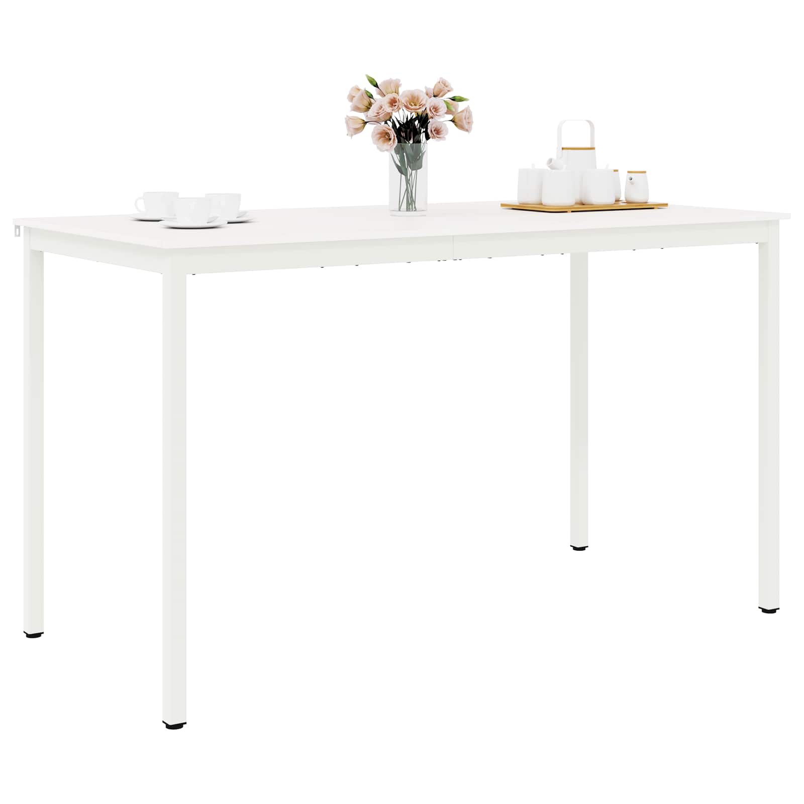 Table de bar Blanc 110 x 55 x 105 cm Bois de pin massif - XIOS