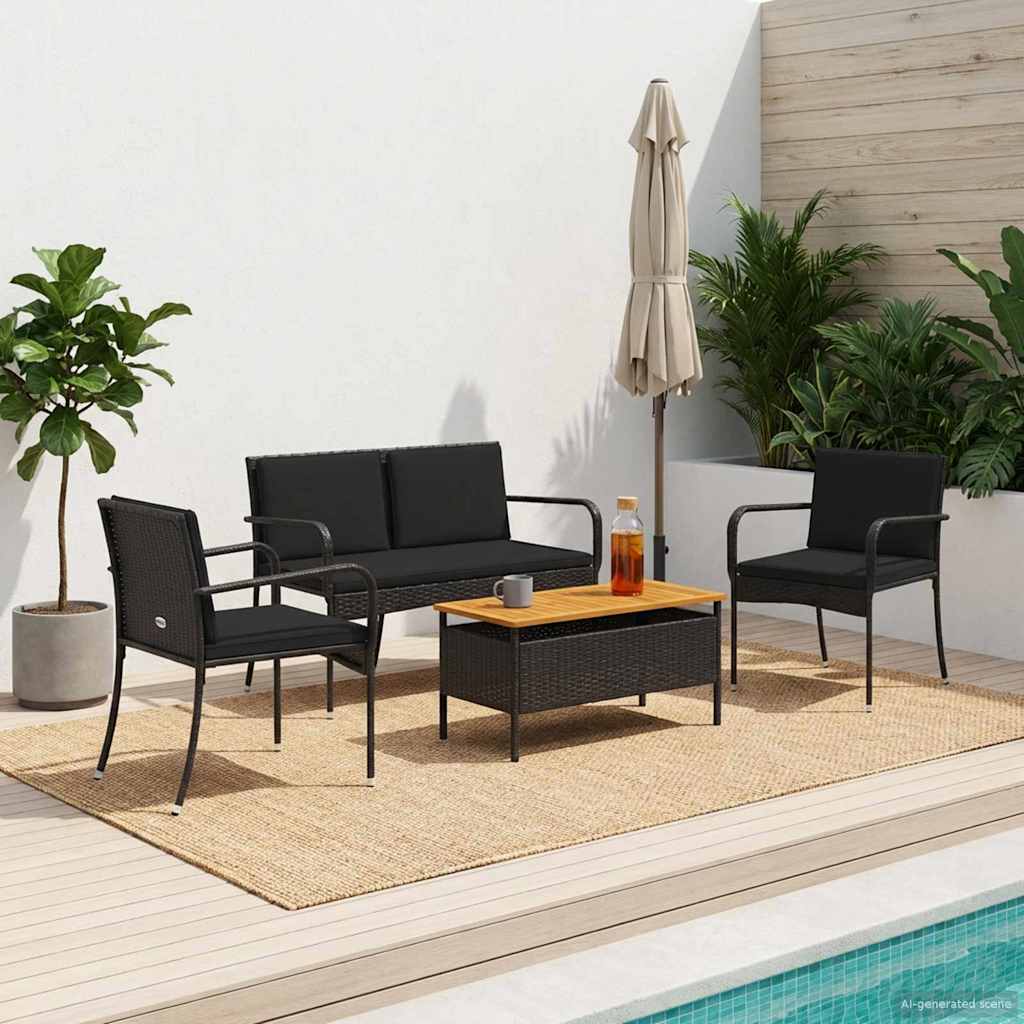 Ensemble de jardin avec coussin acier - XIOS