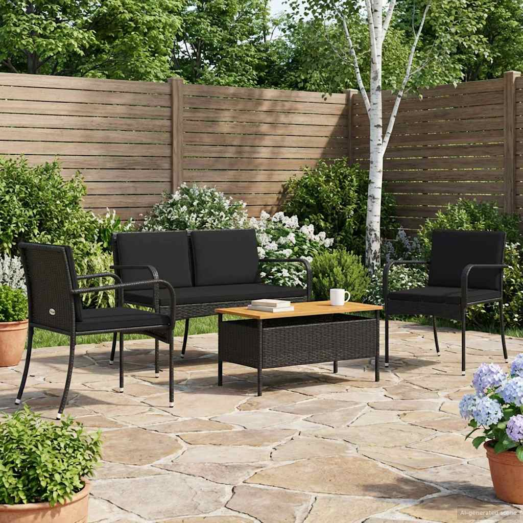 Ensemble de jardin avec coussin acier - XIOS