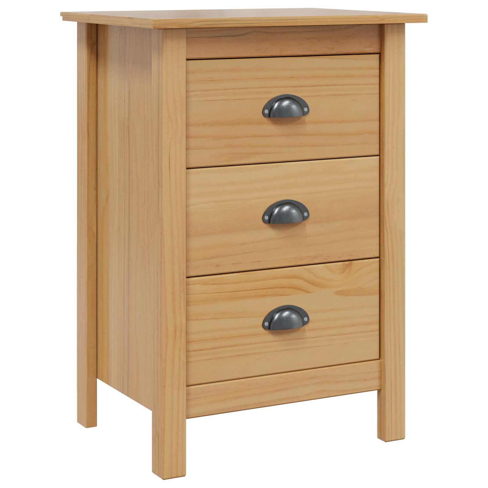 Cabinet de chevet avec tiroir HILL Marron miel 46 x 35 x 65 cm - XIOS