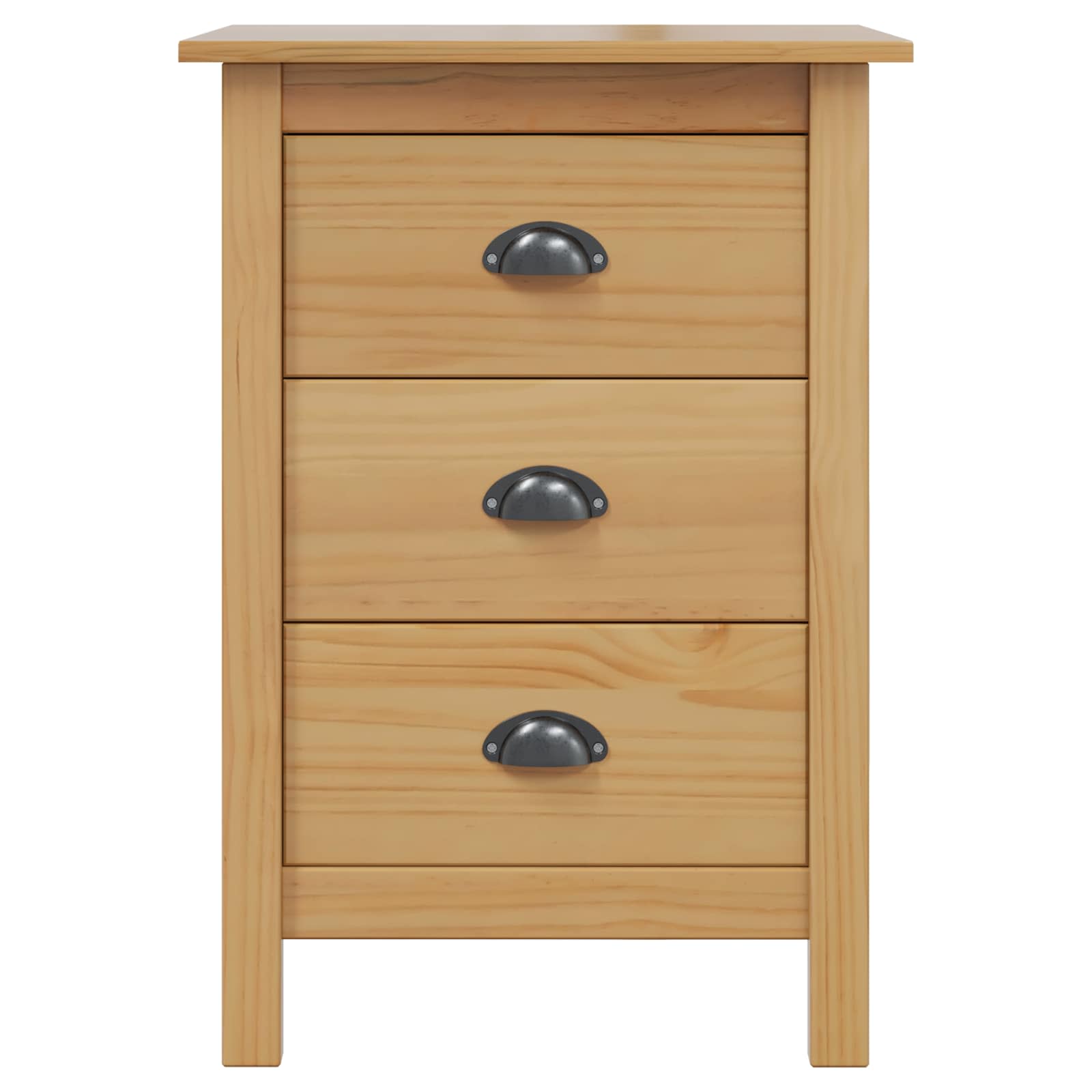 Cabinet de chevet avec tiroir HILL Marron miel 46 x 35 x 65 cm - XIOS
