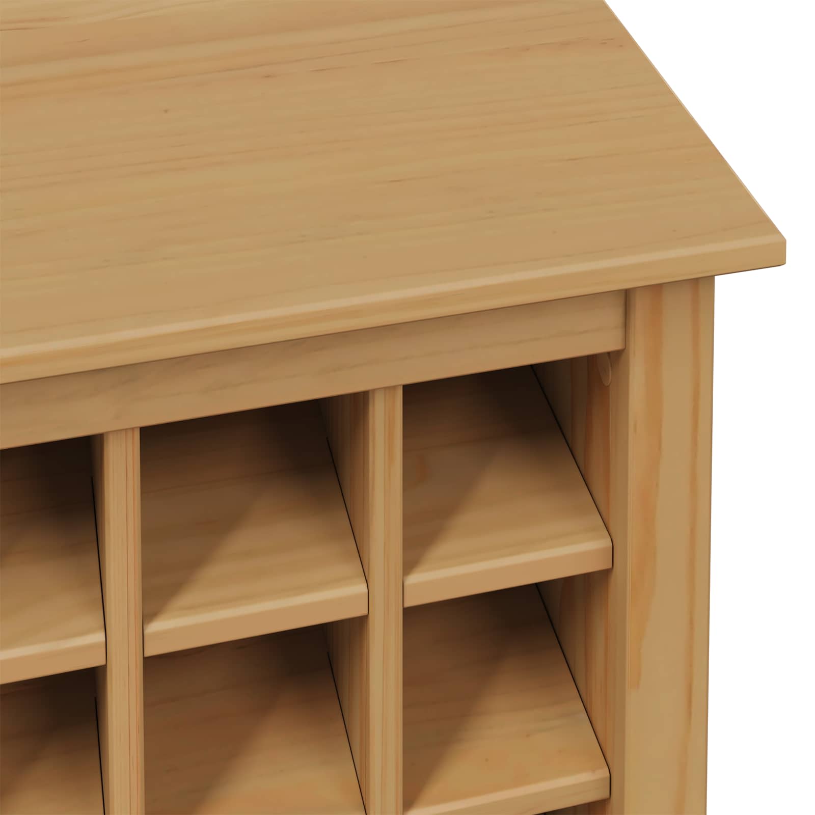 Cabinet à vin HILL Marron miel 79.5 x 40 x 107.5 cm - XIOS
