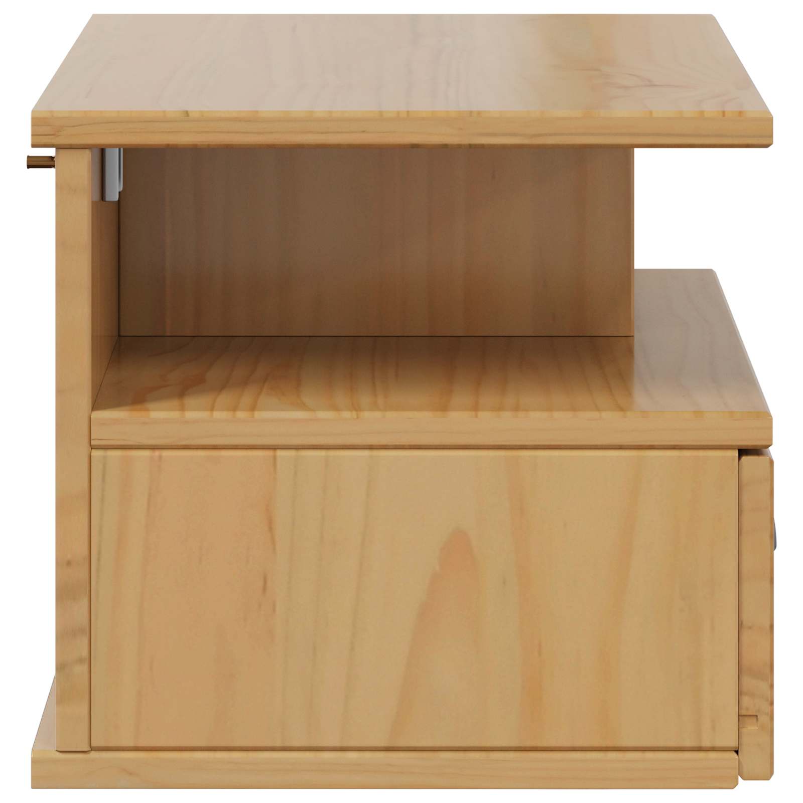 Cabinet de chevet avec tiroir Marron miel 40 x 31 x 27 cm - XIOS