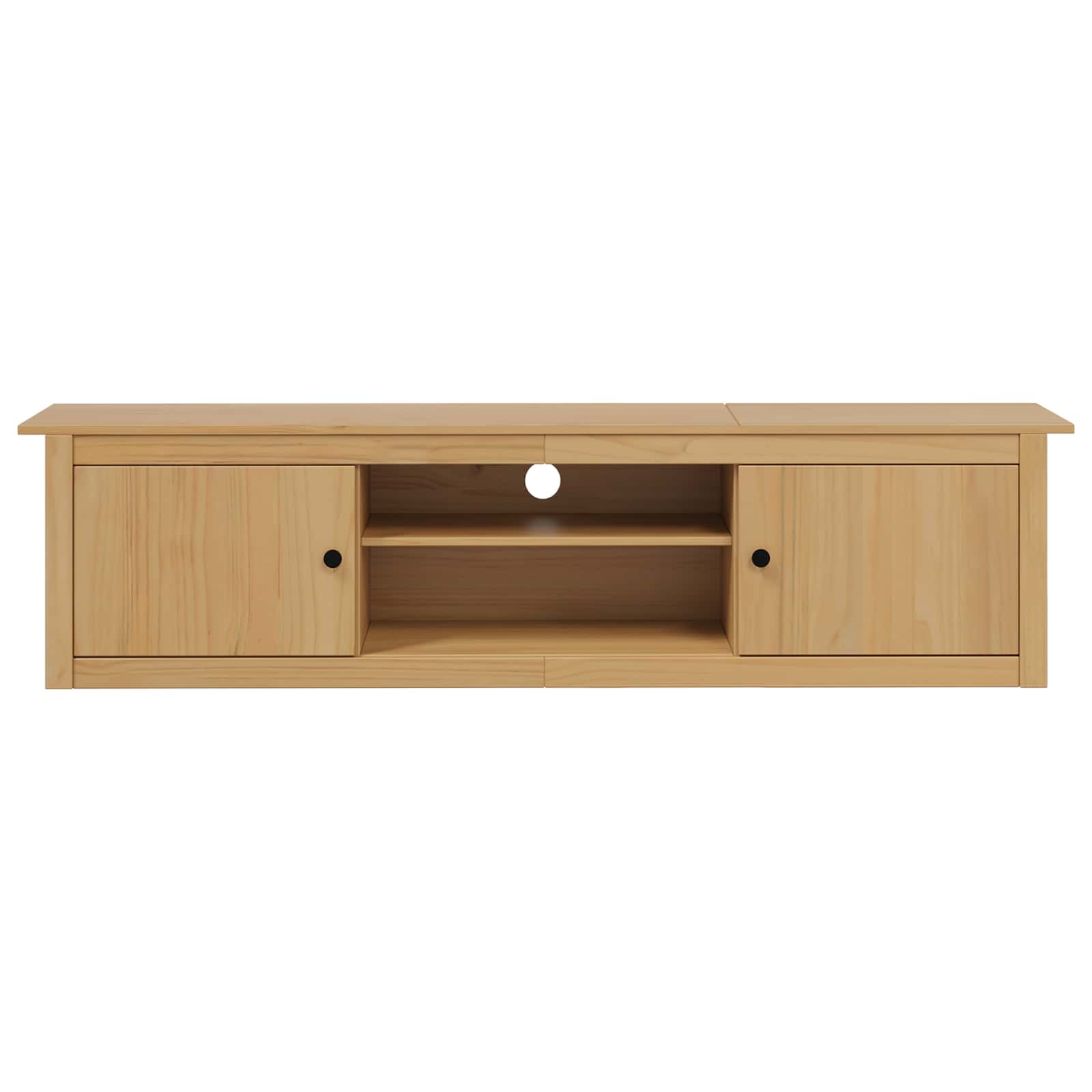 Support pour TV HILL Marron miel 158 x 40 x 39,5 cm Pin massif - XIOS