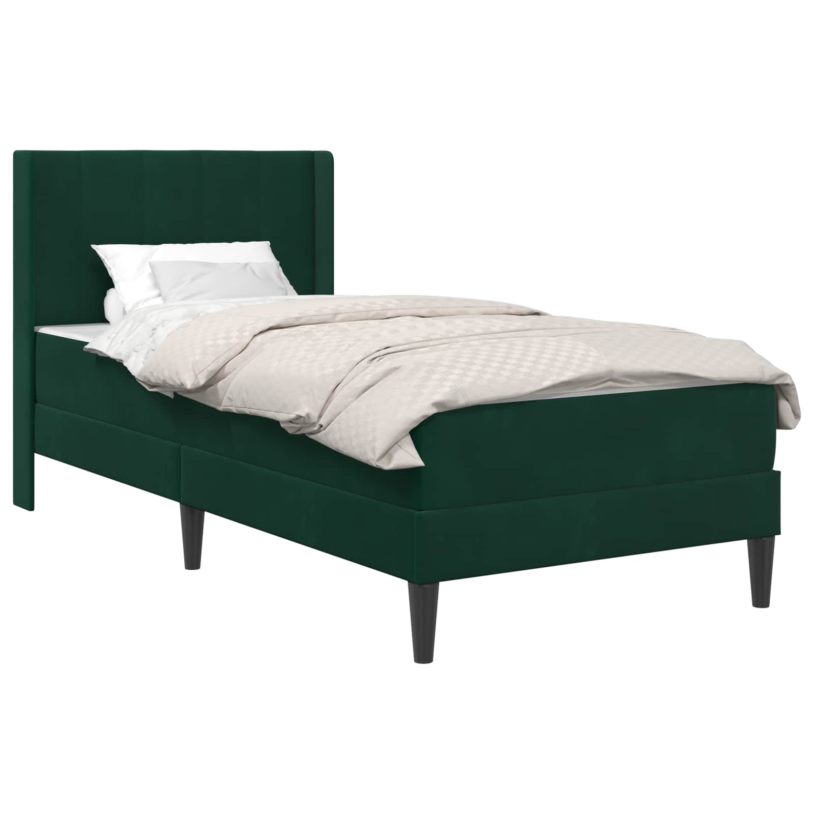 Cadre de lit Vert foncé 80 x 200 cm Velours - XIOS