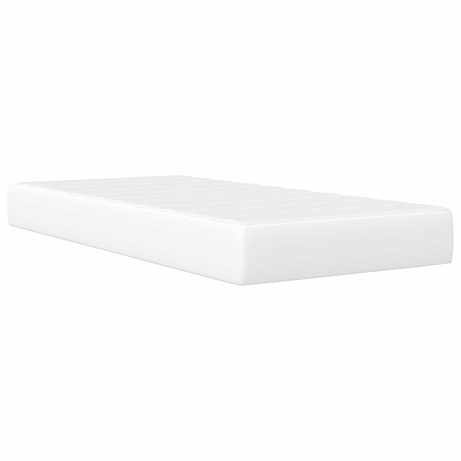 Cadre de lit avec bandes LED Blanc 90 x 190 cm Simili cuir - XIOS
