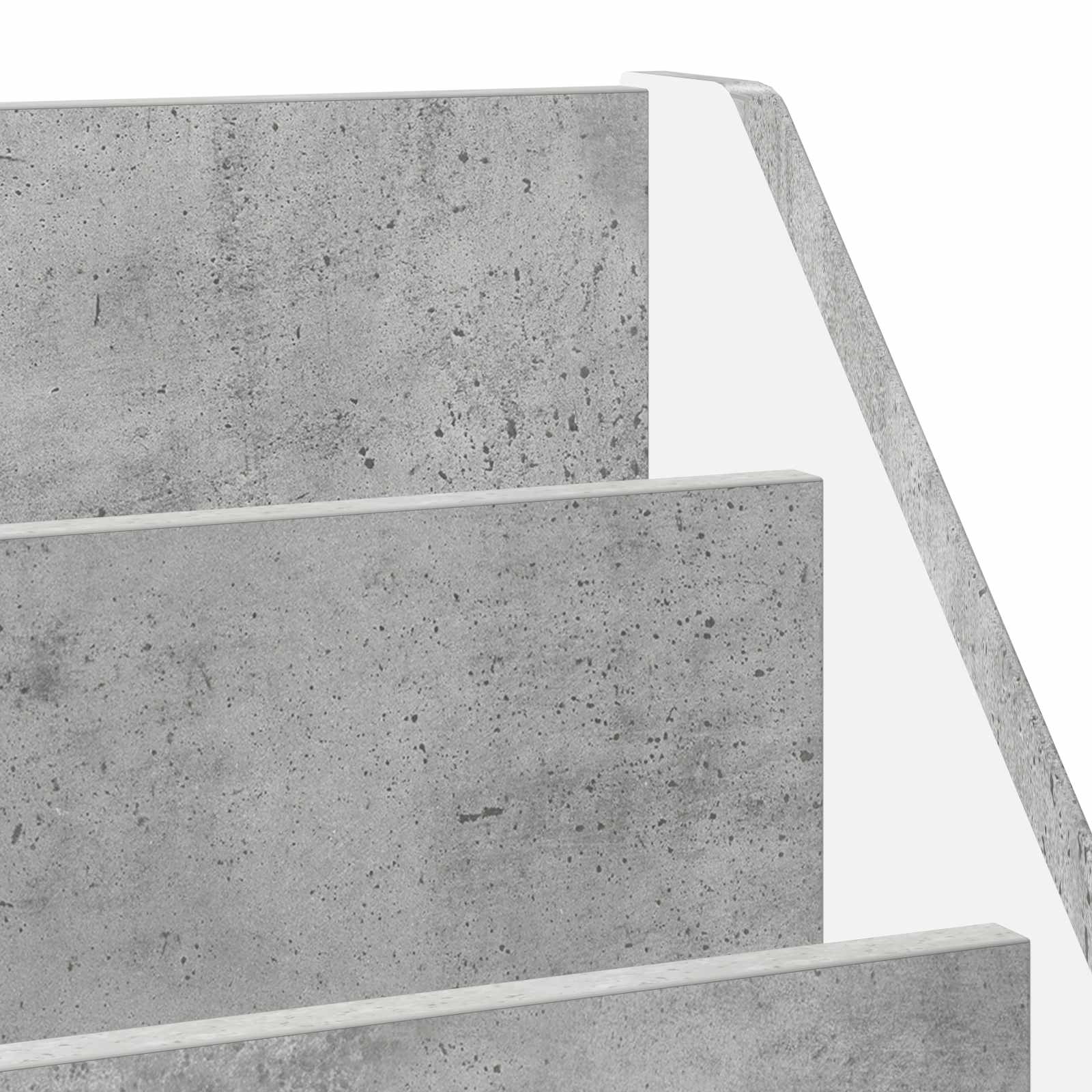 Bibliothèque pour enfants Gris béton 72,5 x 29,5 x 69 cm - XIOS