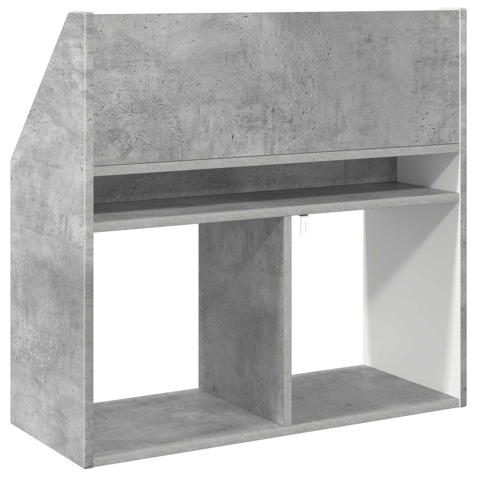 Bibliothèque pour enfants Gris béton 72,5 x 29,5 x 69 cm - XIOS