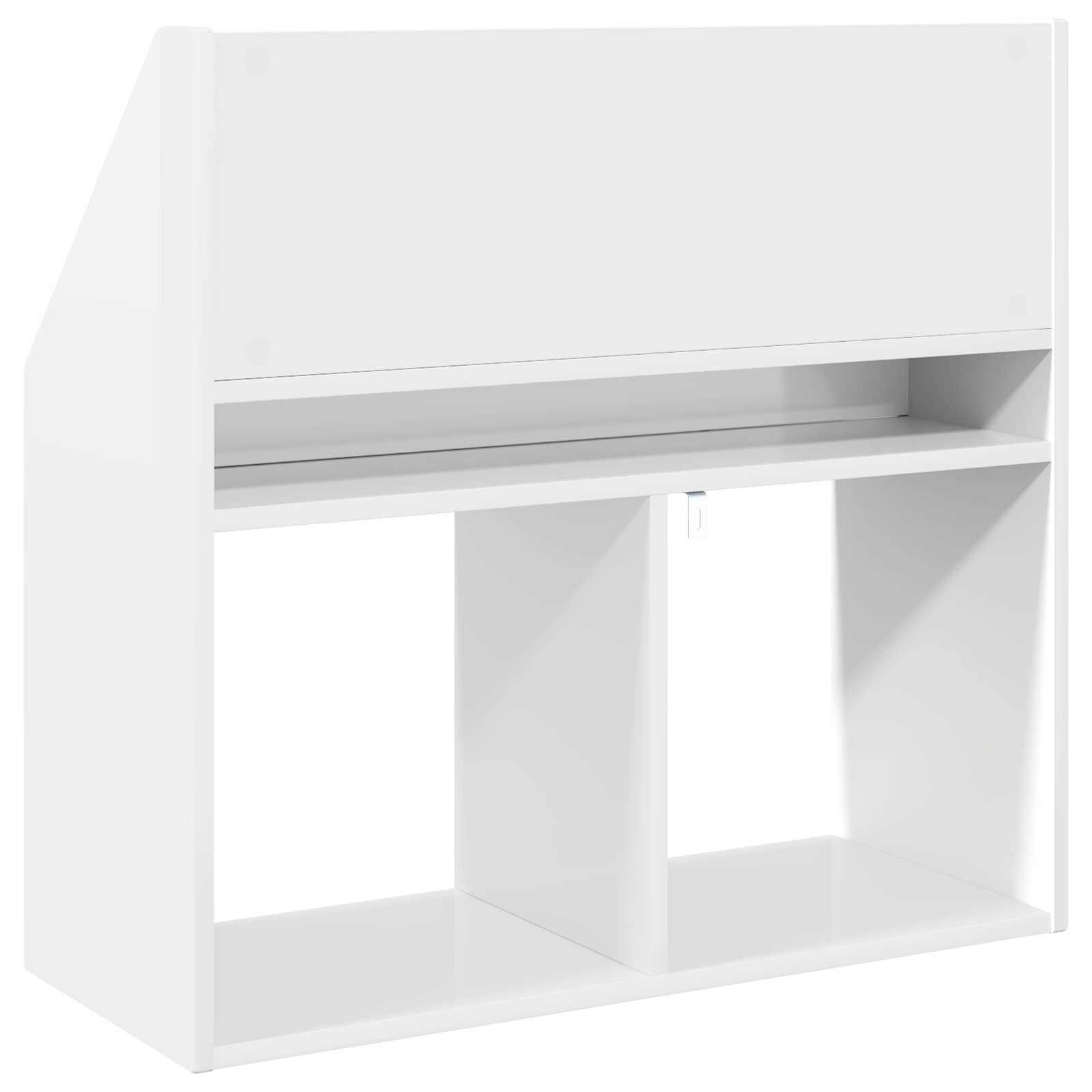 Bibliothèque pour enfants Blanc brillant 72,5 x 29,5 x 69 cm - XIOS