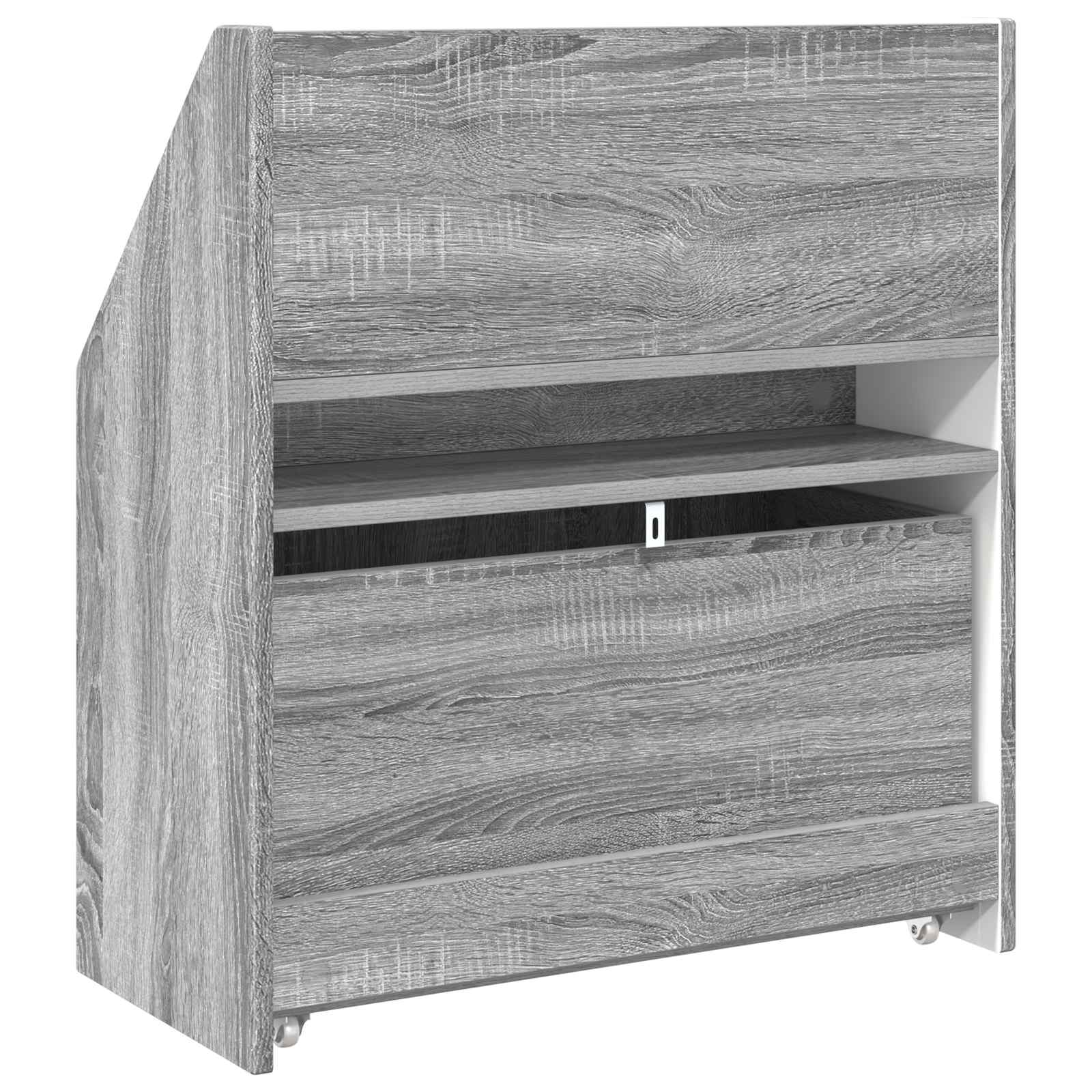 Bibliothèque pour enfants Gris Sonoma 60 x 29,5 x 69 cm - XIOS