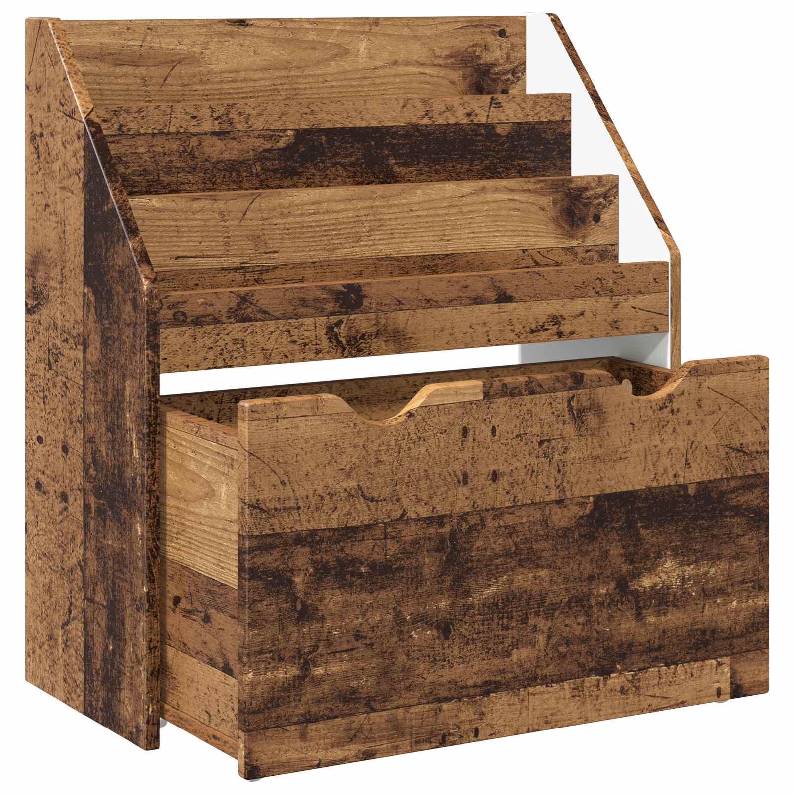 Bibliothèque pour enfants Bois ancien 60 x 29,5 x 69 cm - XIOS