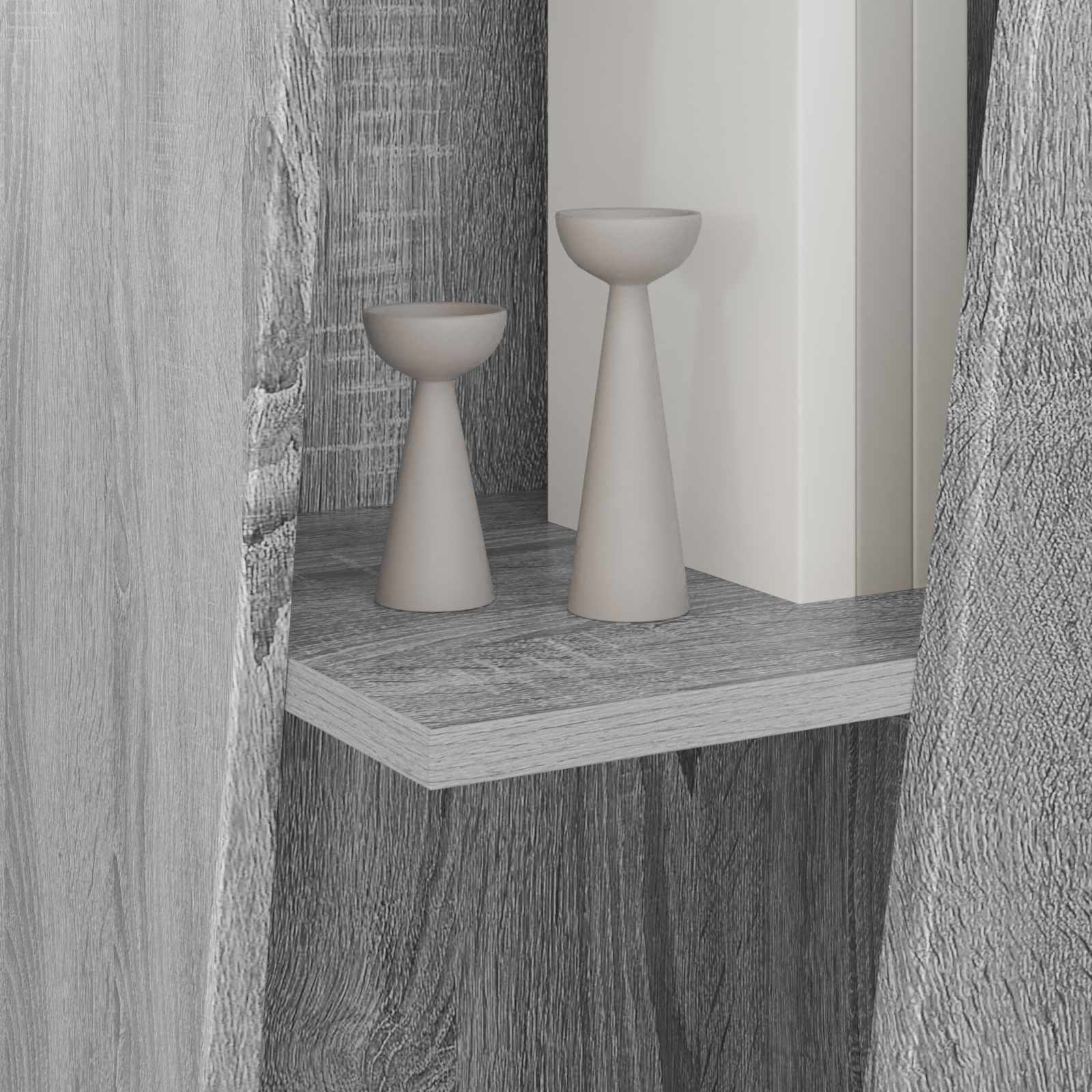 Étagère latérale Gris Sonoma 33 x 32 x 100,5 cm - XIOS