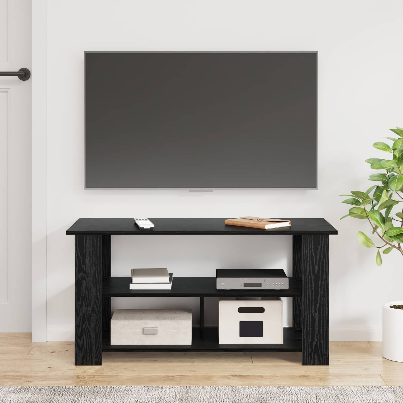 Support de télévision Chêne noir 100 x 40 x 50 cm - XIOS
