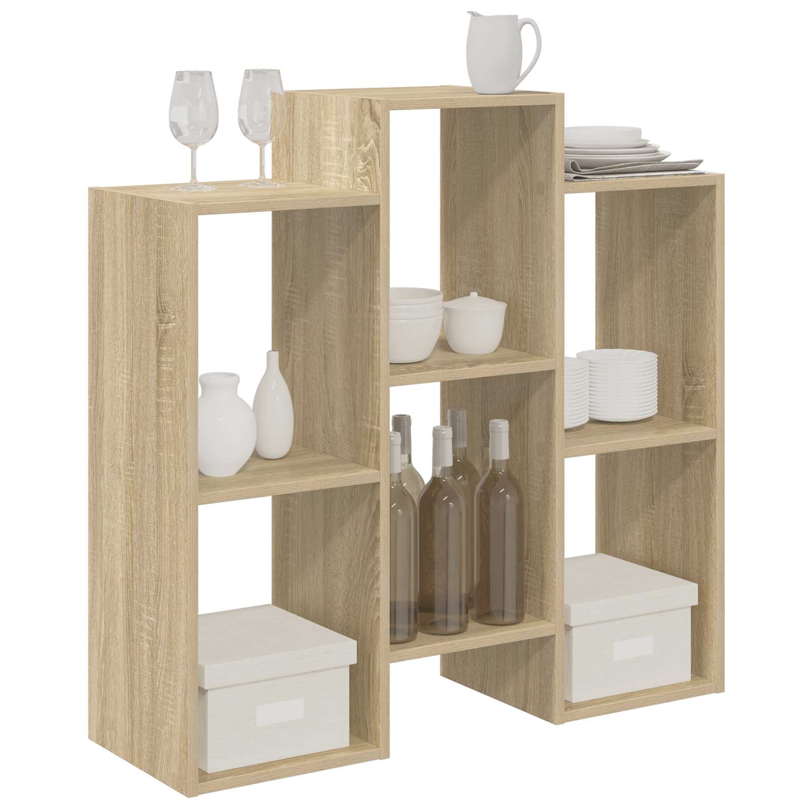 Buffet Chêne Sonoma 90 x 30 x 90 cm - XIOS