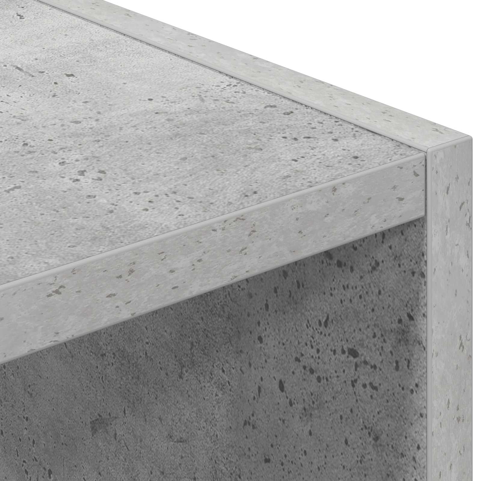 Buffet Gris béton 90 x 30 x 90 cm - XIOS