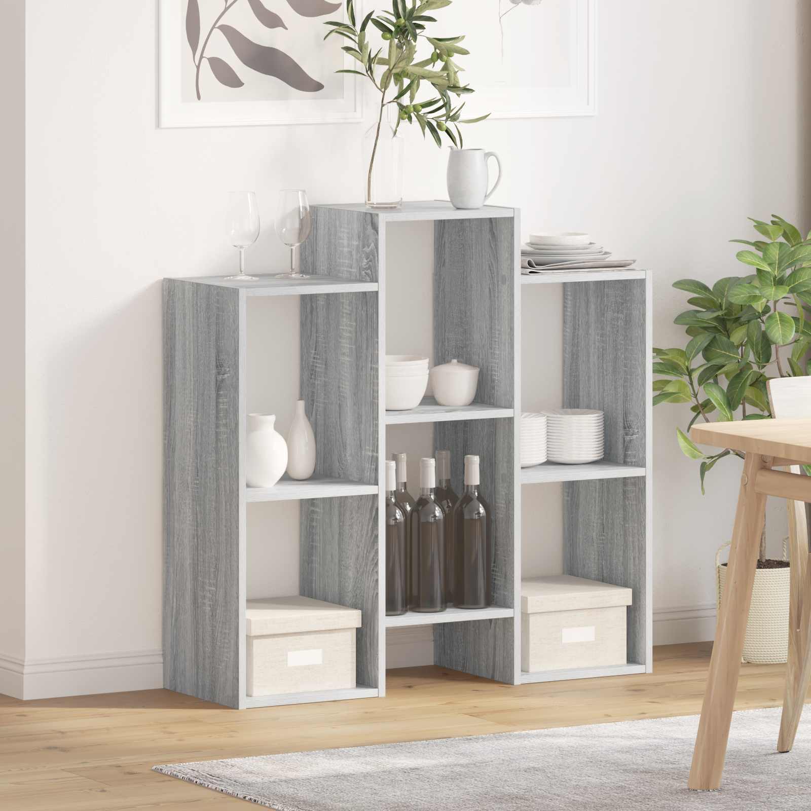 Buffet Gris Sonoma 90 x 30 x 90 cm - XIOS