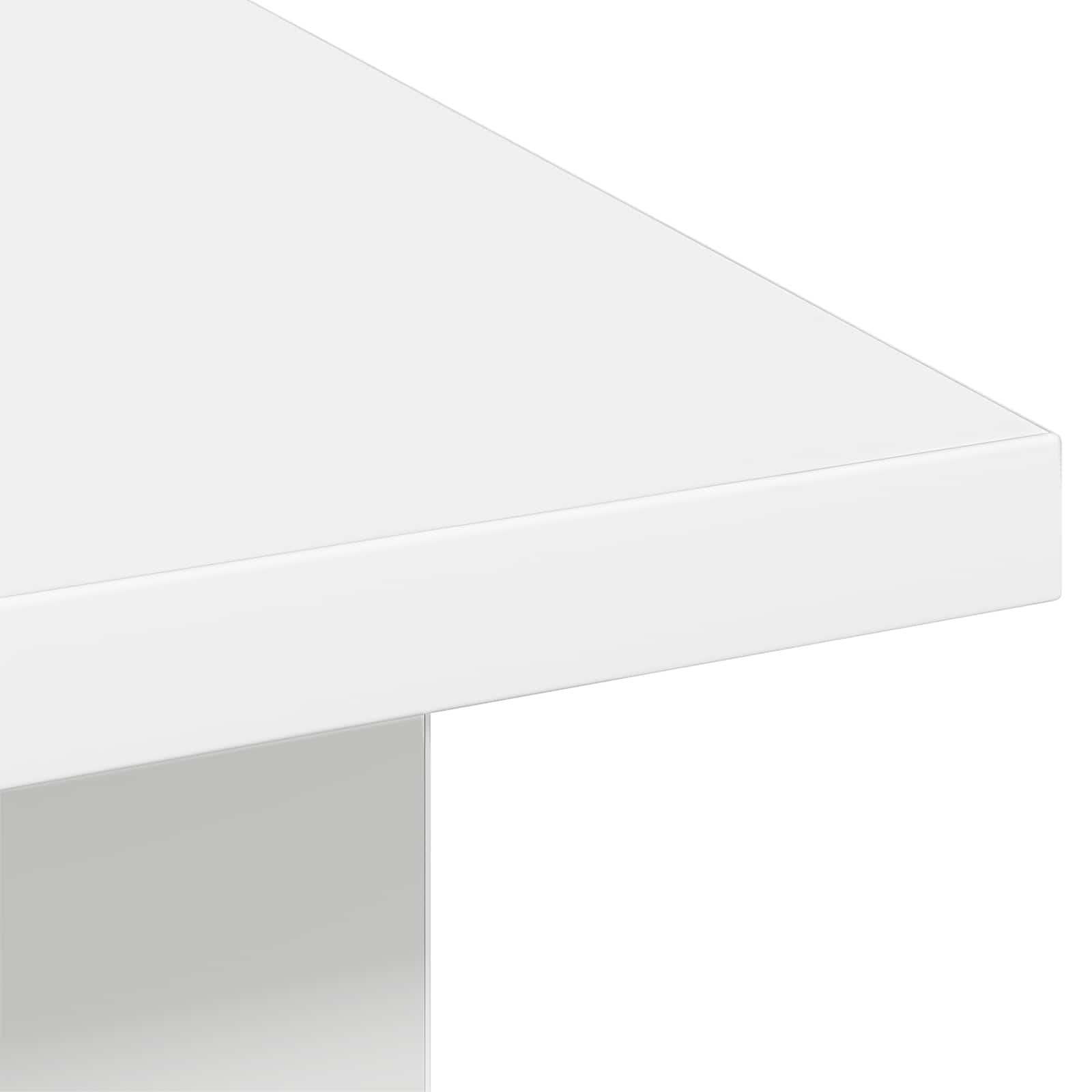 Table basse avec tiroir Blanc 77 x 55 x 42 cm Bois d'ingénierie - XIOS