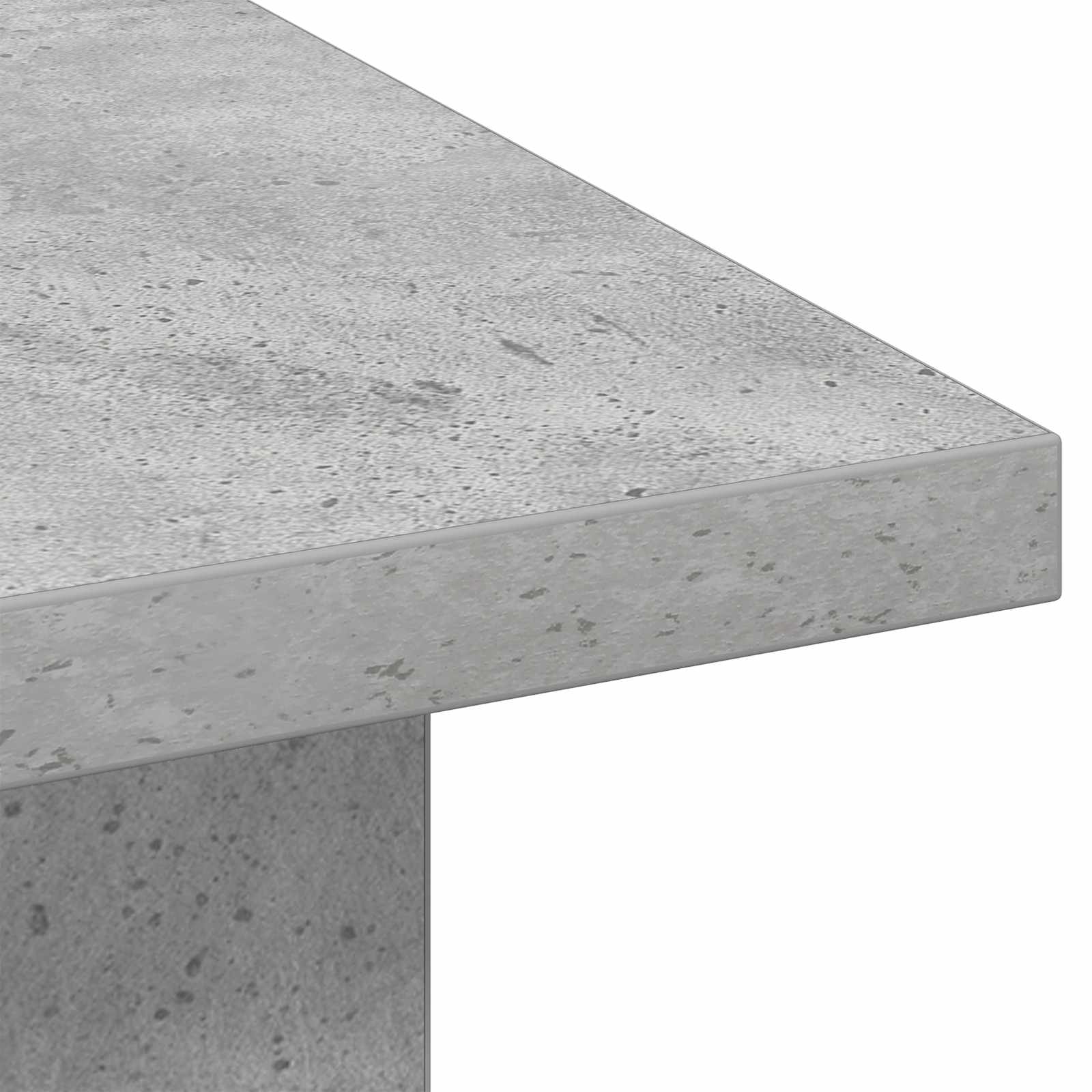 Table basse Gris béton 77 x 55 x 42 cm Bois d'ingénierie - XIOS