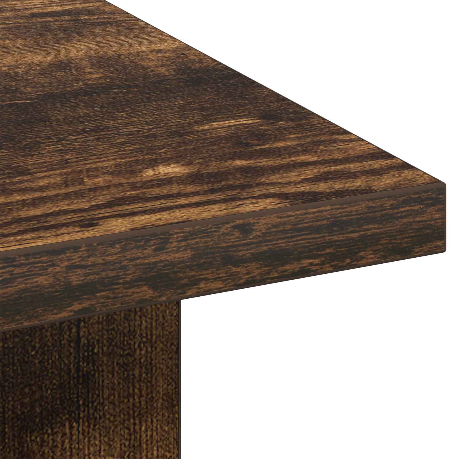 Table basse Chêne fumé 77 x 55 x 42 cm Bois d'ingénierie - XIOS