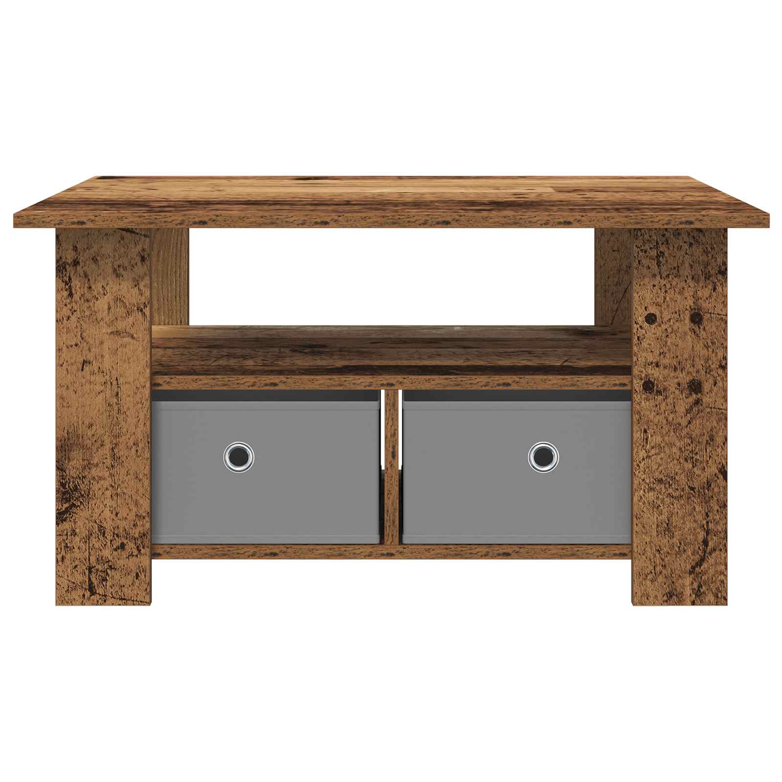 Table basse Bois ancien 77 x 55 x 42 cm Bois d'ingénierie - XIOS