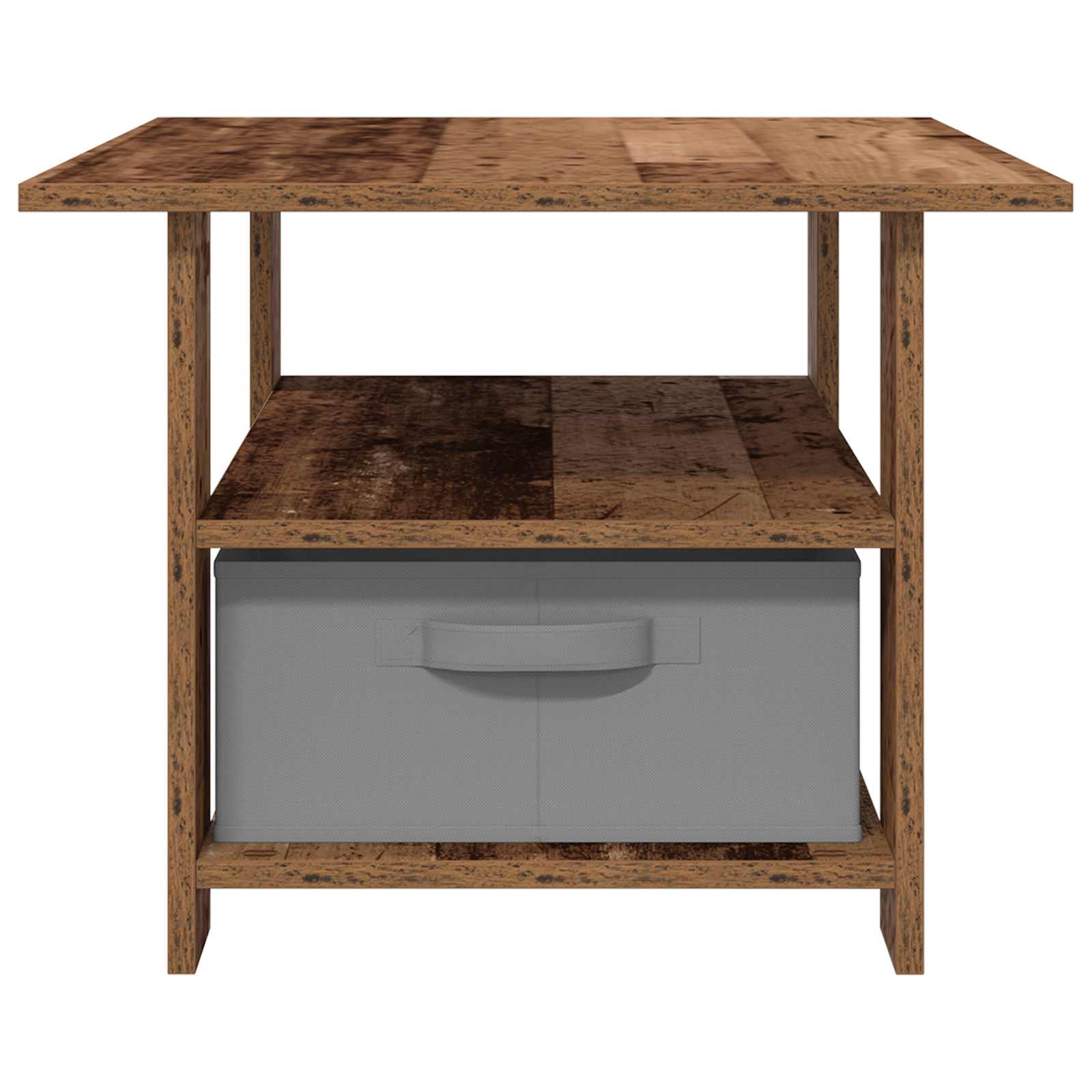 Table basse Bois ancien 77 x 55 x 42 cm Bois d'ingénierie - XIOS