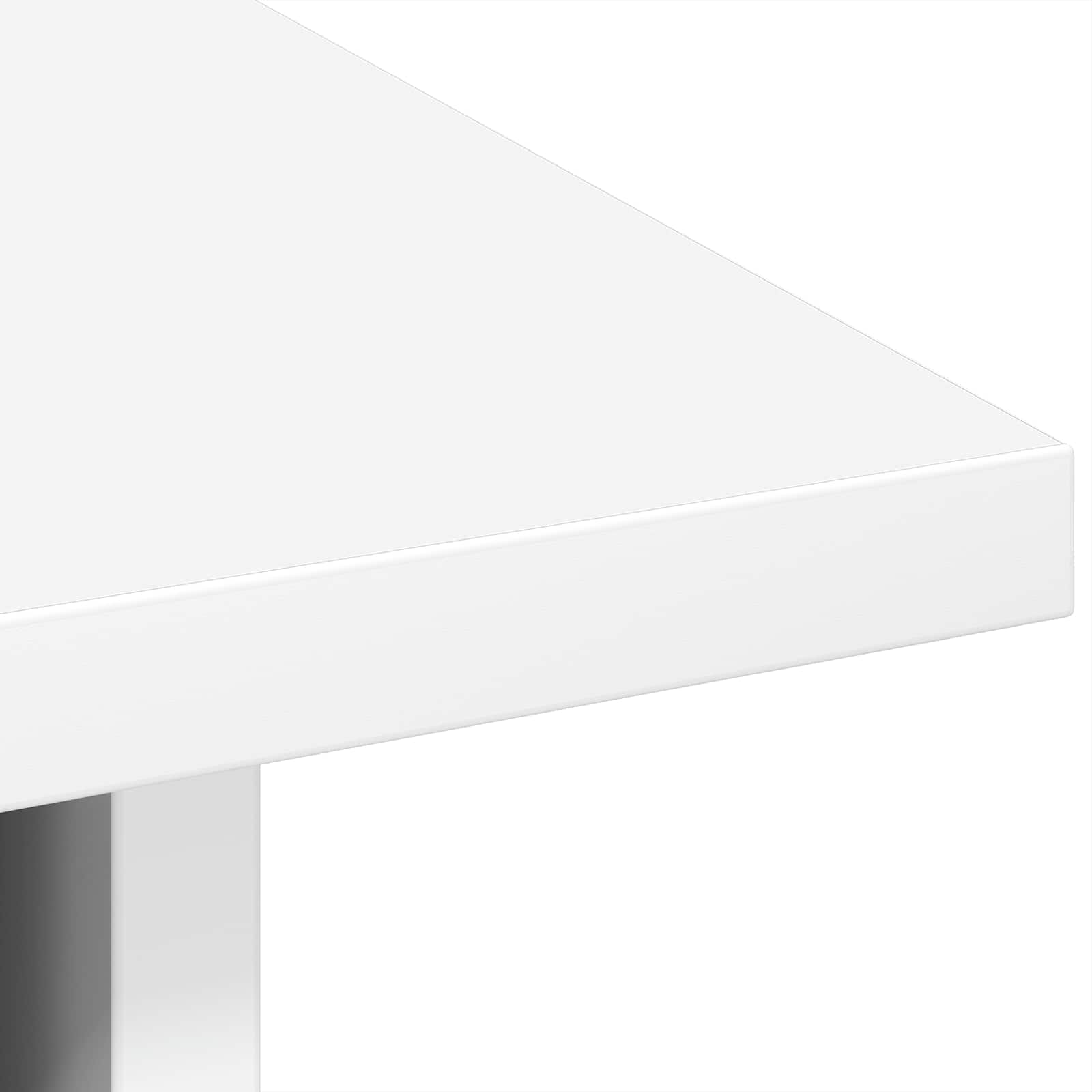 Table de chevet 2 pcs Blanc 41 x 40 x 45 cm Bois d'ingénierie - XIOS
