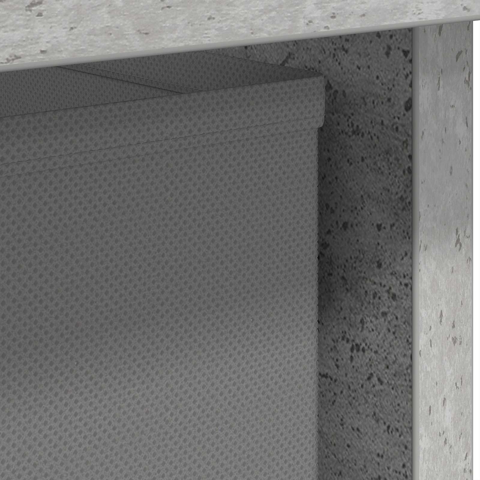 Table de chevet avec tiroir 2 pcs Gris béton 41 x 40 x 45 cm - XIOS