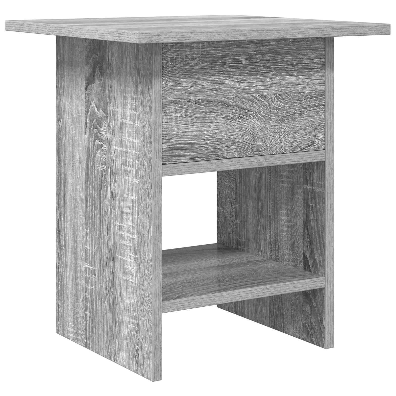 Table de chevet avec tiroir 2 pcs Gris Sonoma 41 x 40 x 45 cm - XIOS