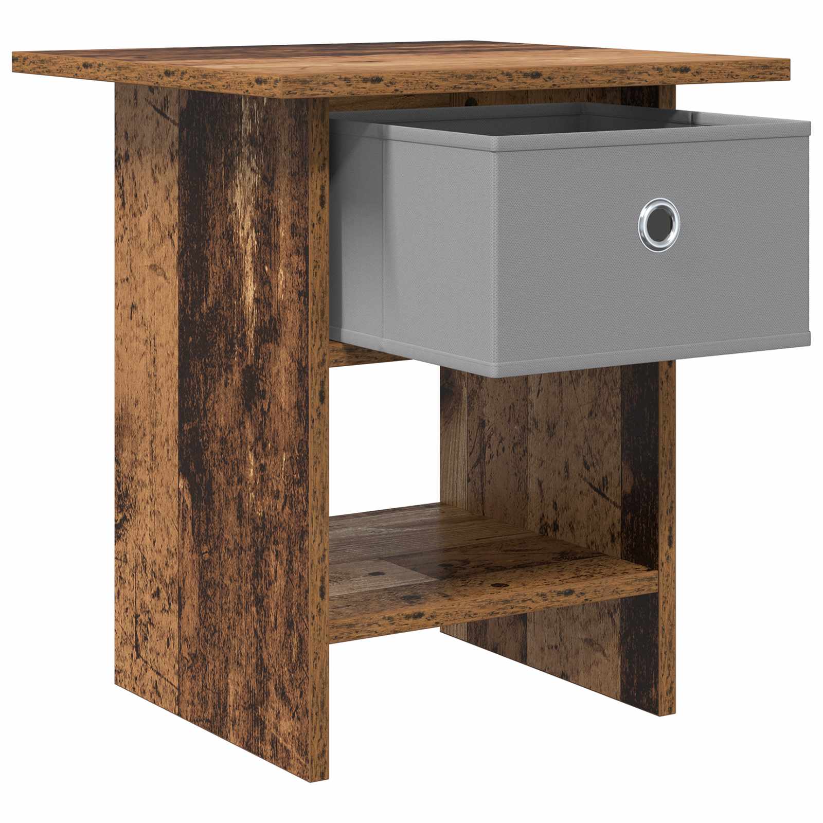 Table de chevet avec tiroir 2 pcs Bois ancien 41 x 40 x 45 cm - XIOS