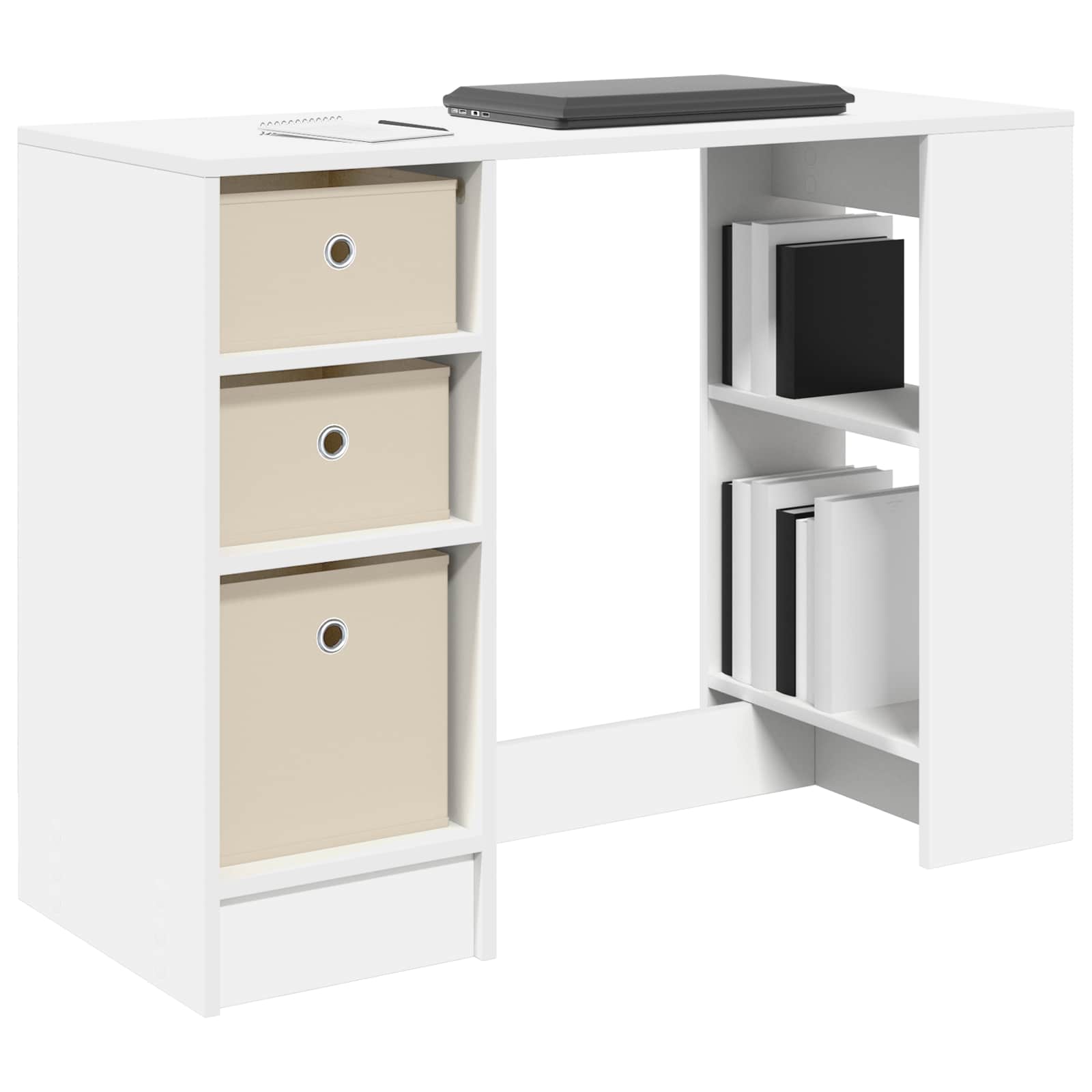 Bureau avec tiroir Blanc 100 x 40 x 75 cm Bois d'ingénierie - XIOS