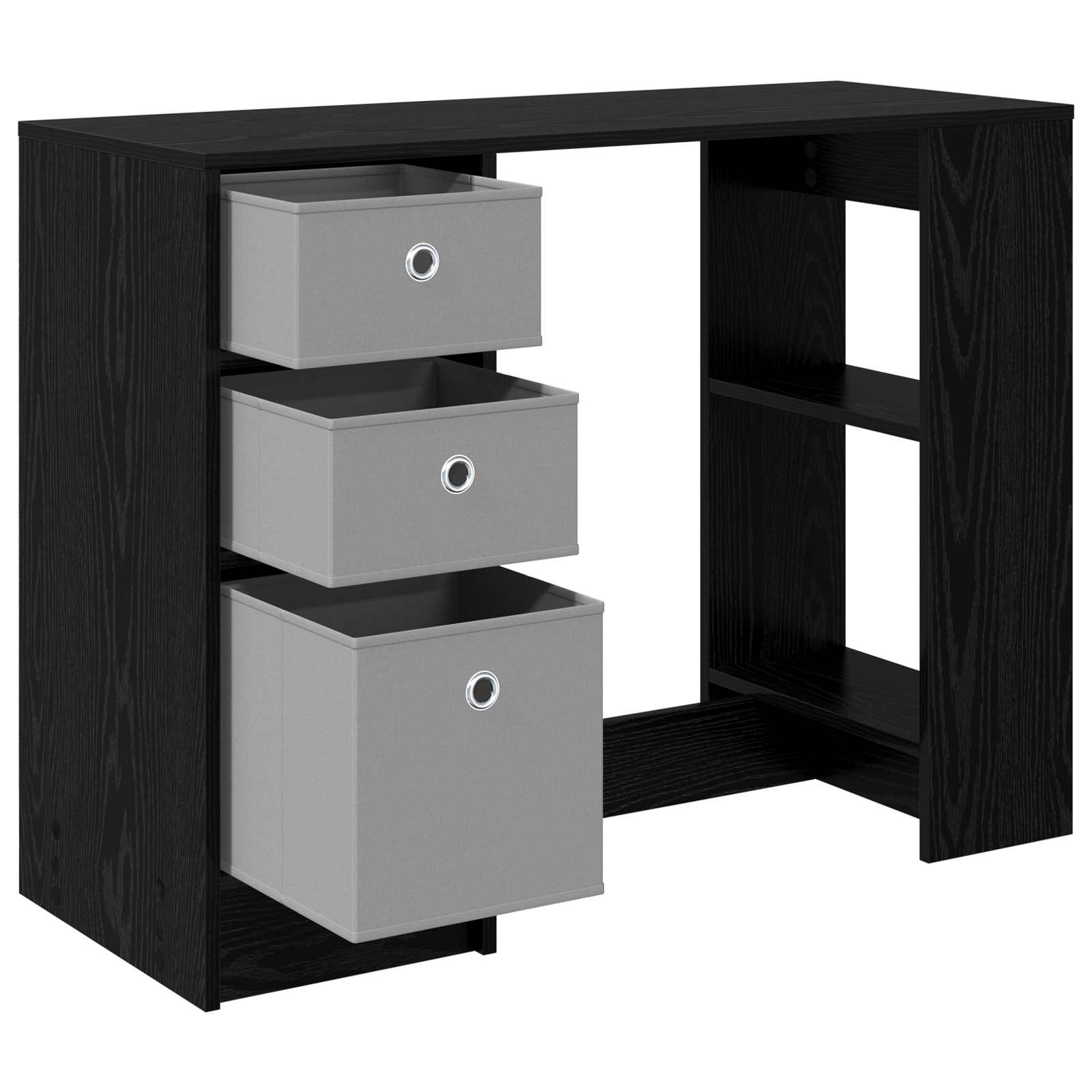 Bureau Chêne noir 100 x 40 x 75 cm Bois d'ingénierie - XIOS